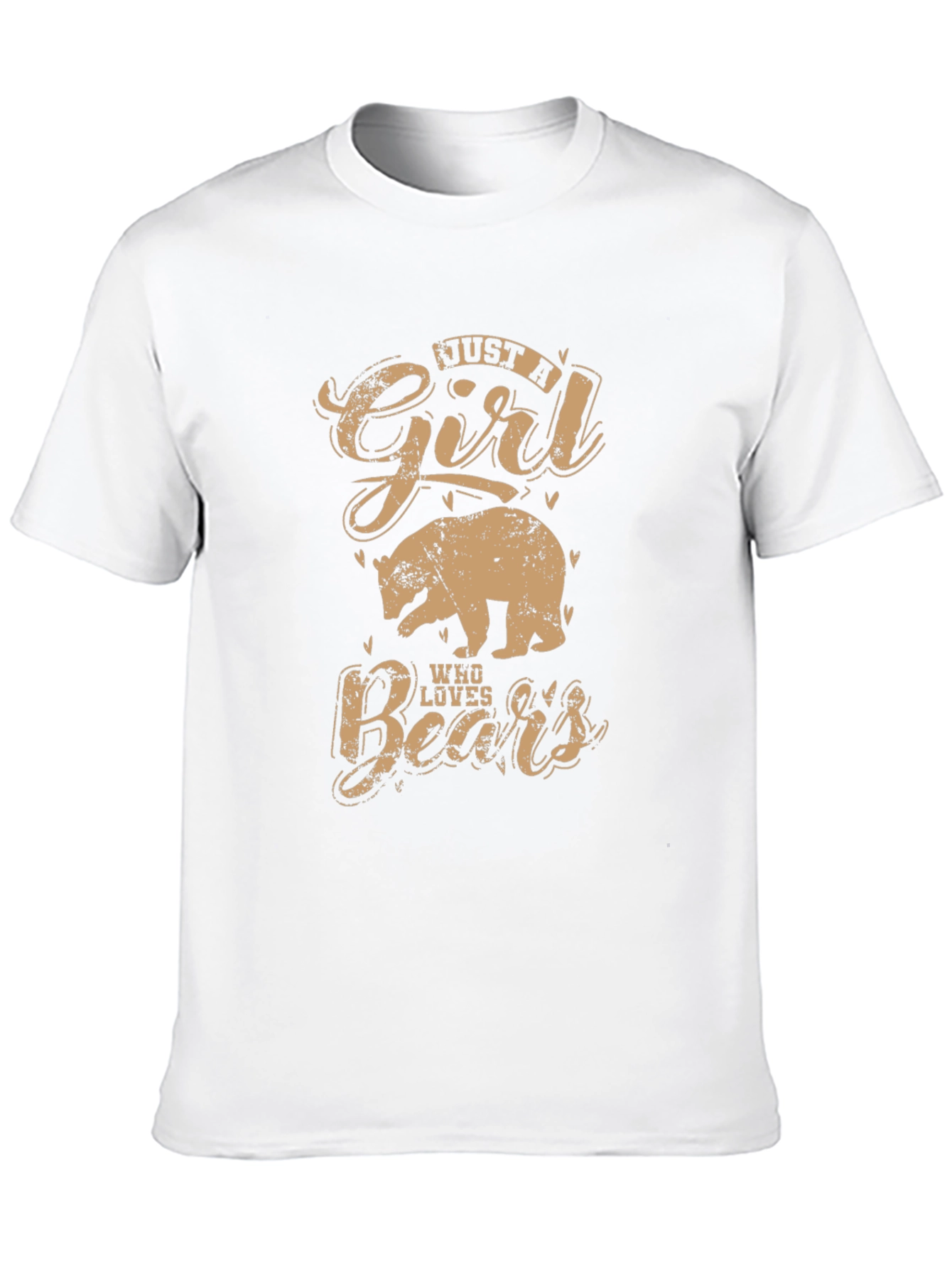 Just A Girl Who Loves Bears Graphic T-Shirt