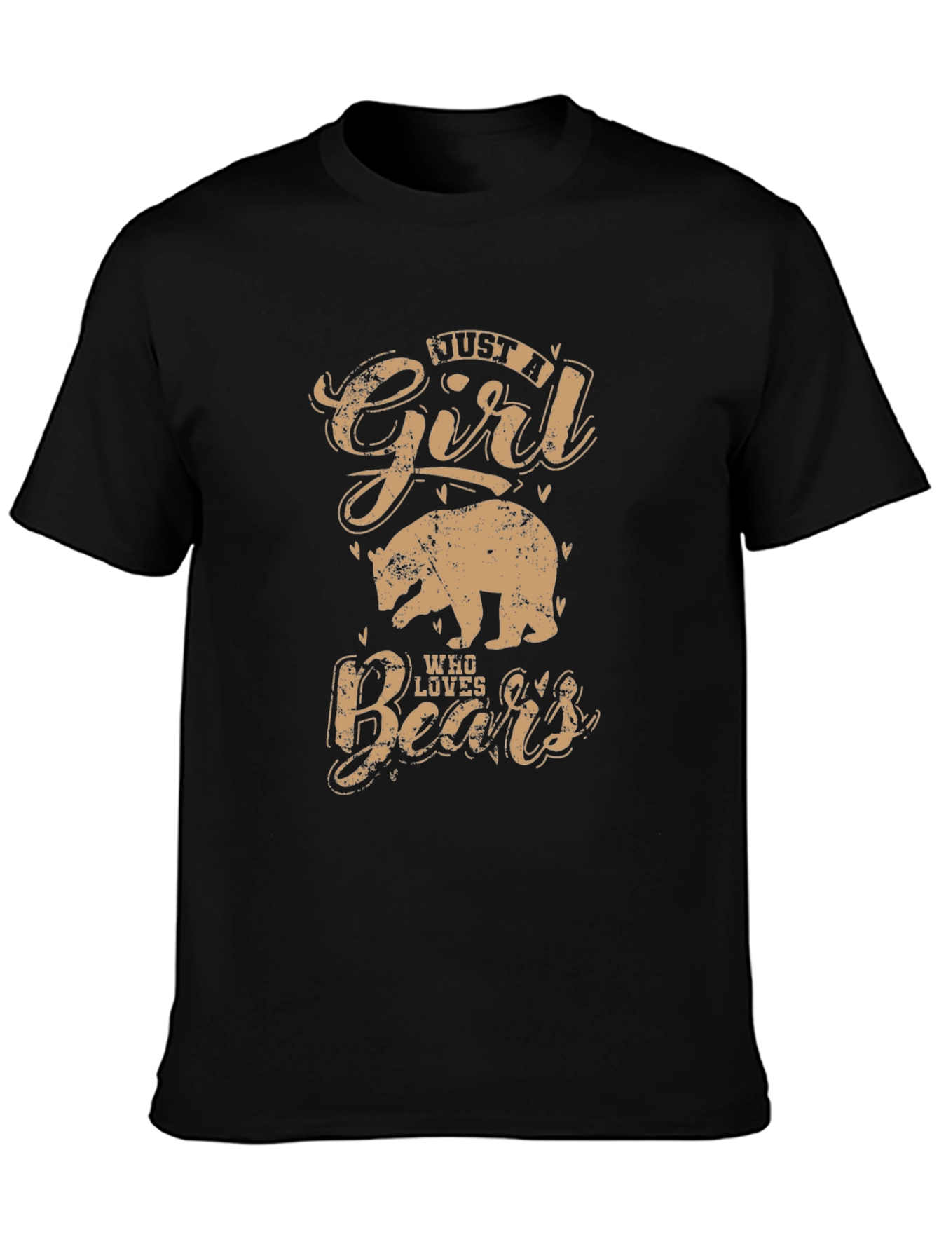 Just A Girl Who Loves Bears Graphic T-Shirt
