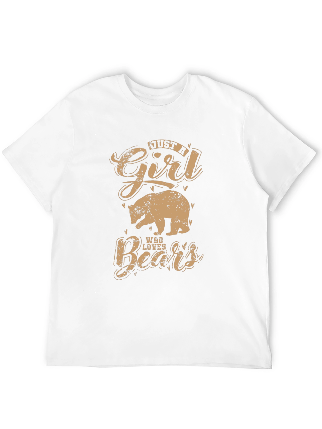 Just A Girl Who Loves Bears Graphic T-Shirt