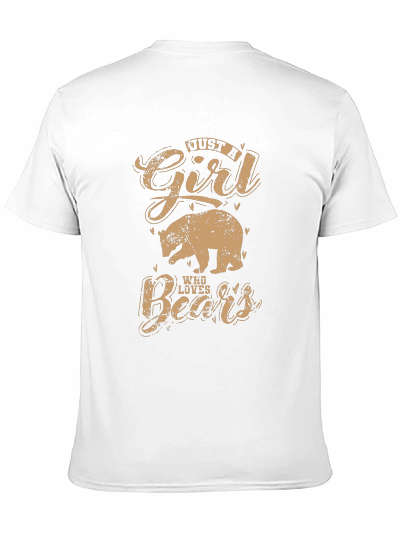 Just A Girl Who Loves Bears Graphic T-Shirt