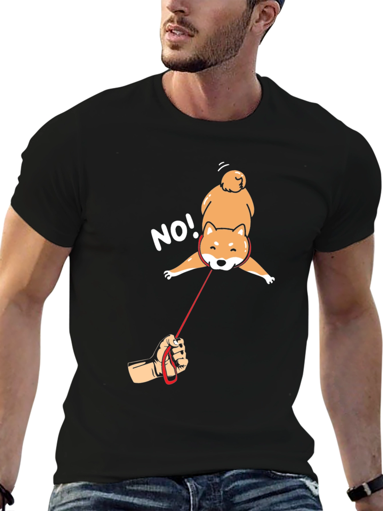 Stubborn Shiba Inu T-Shirt - Funny Dog Design