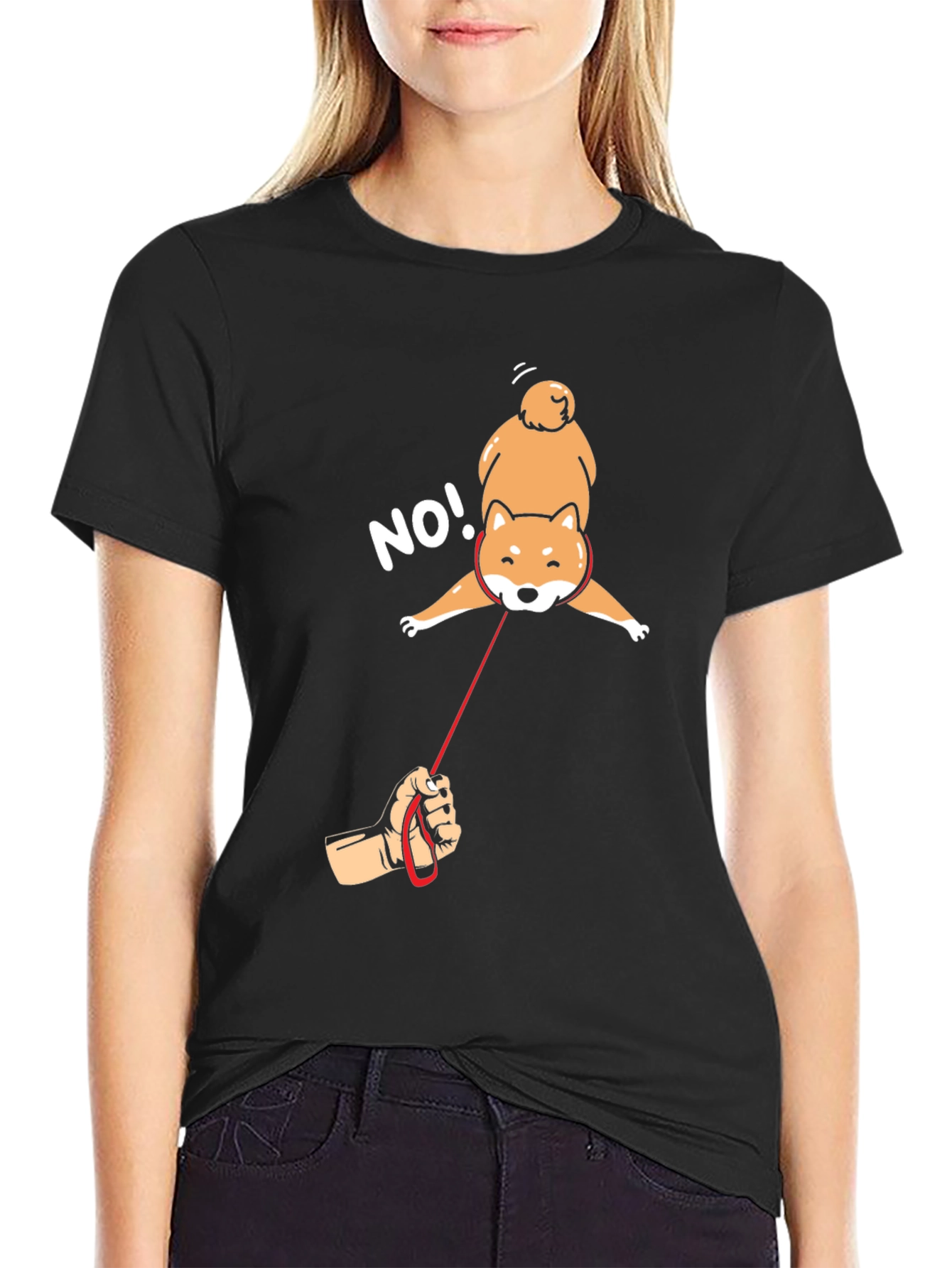 Stubborn Shiba Inu T-Shirt - Funny Dog Design