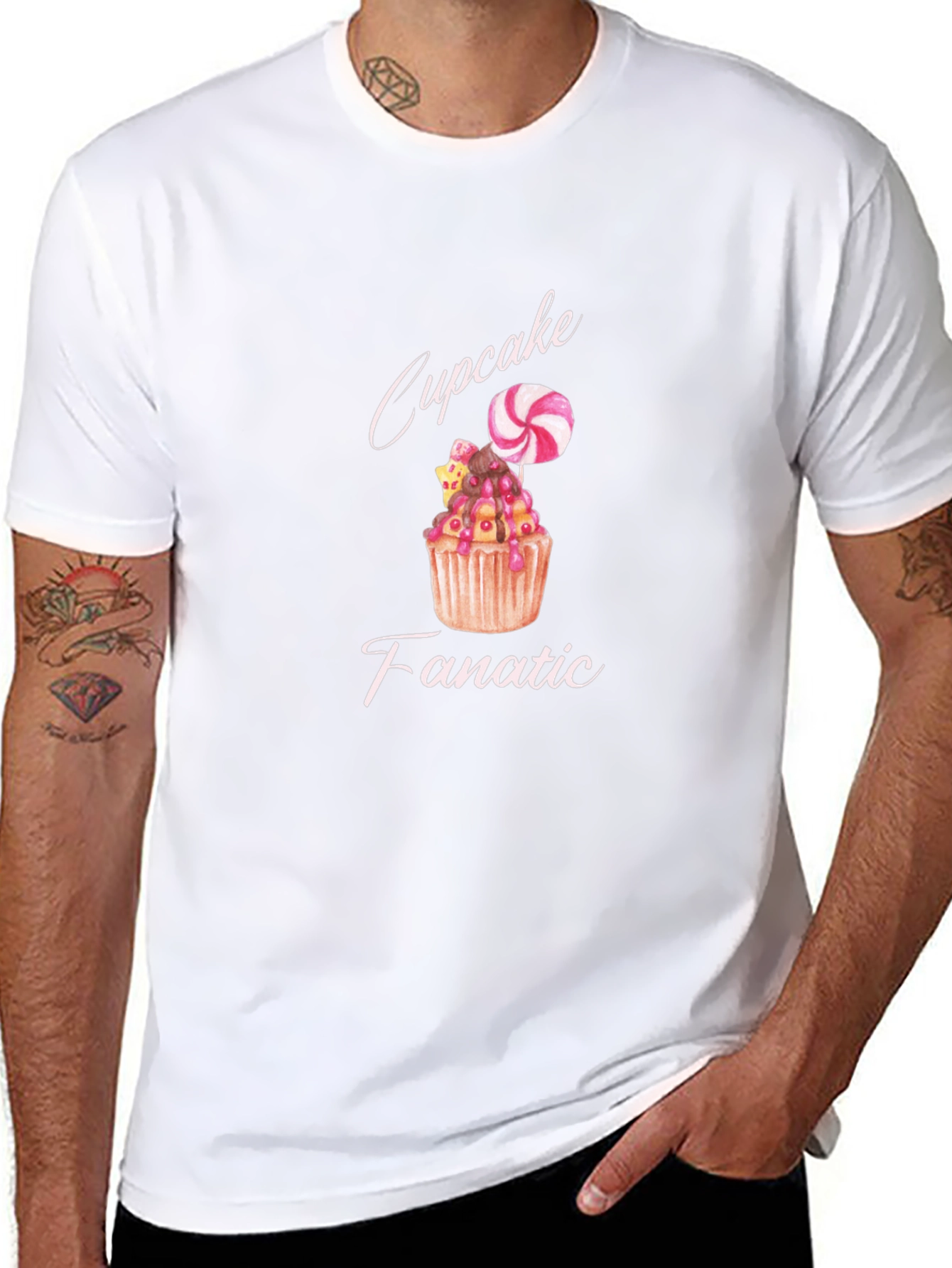 Cupcake Fanatic Black T-Shirt
