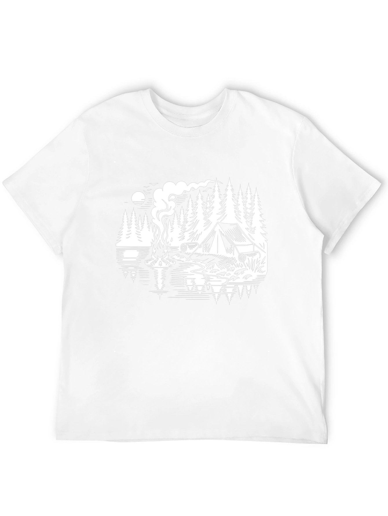 Camping Graphic Tee - Nature Adventure Shirt