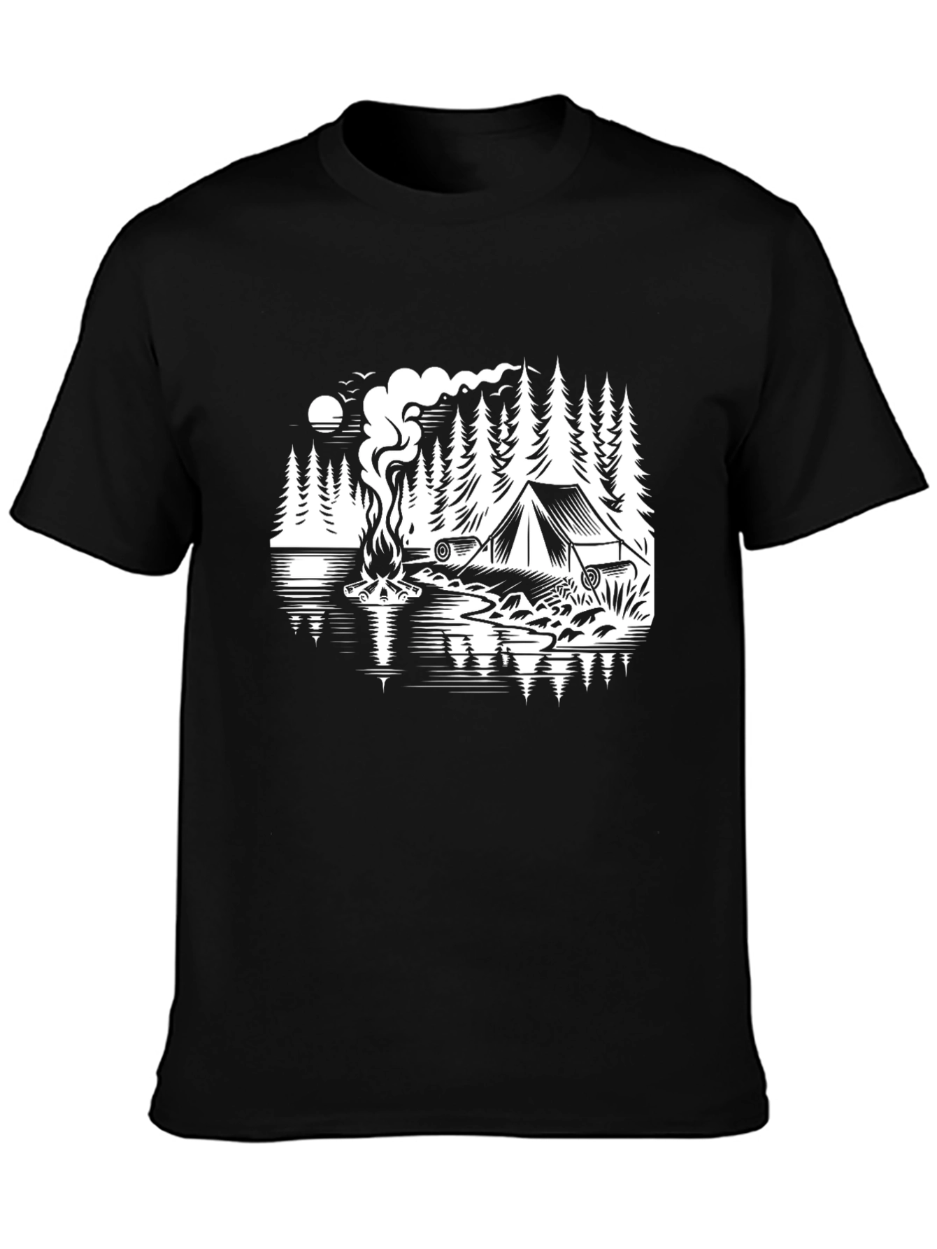 Camping Graphic Tee - Nature Adventure Shirt