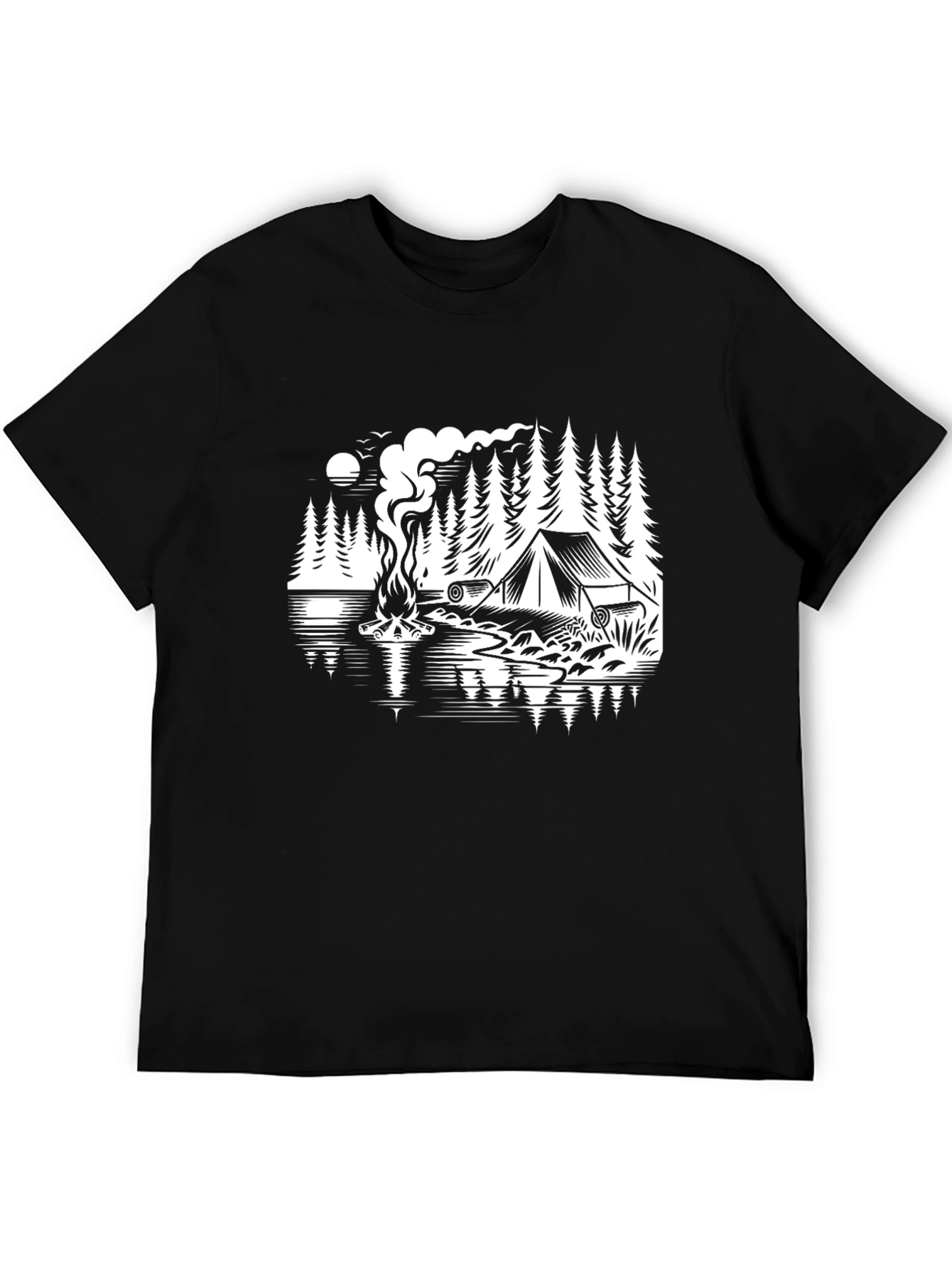 Camping Graphic Tee - Nature Adventure Shirt