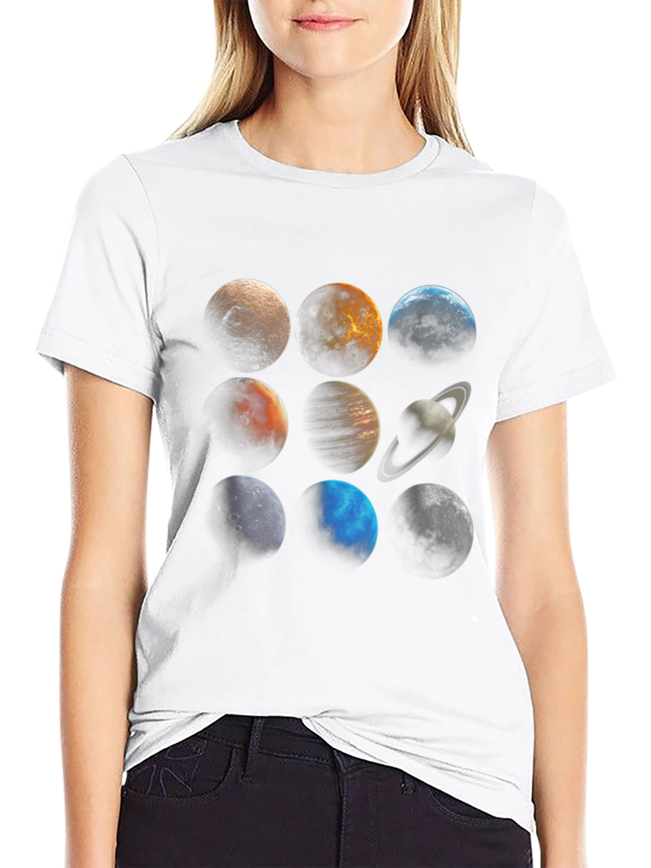 Planetary System Graphic Tee - Unisex Black T-Shirt