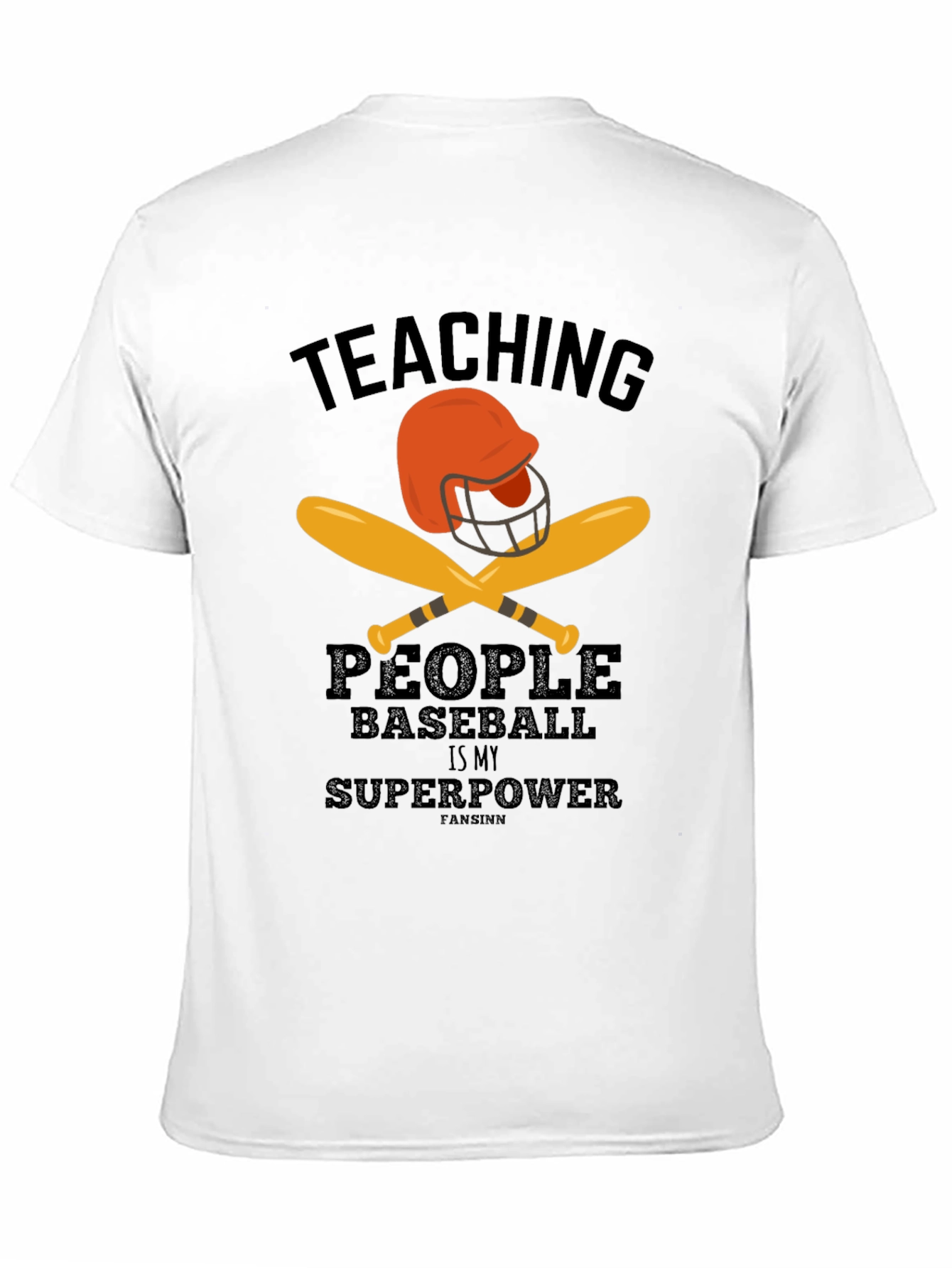 Teaching Baseball Superpower Graphic Tee