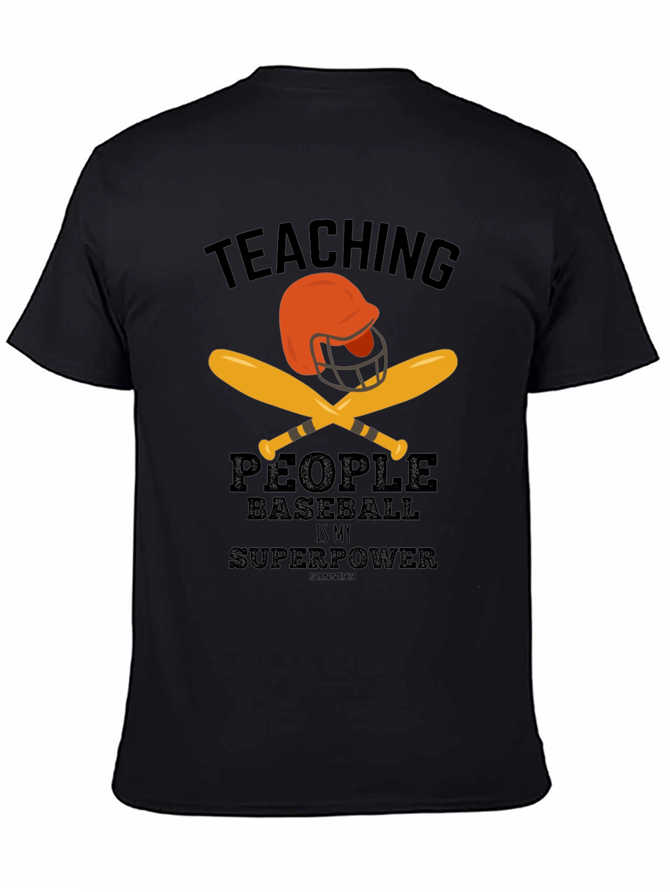 Teaching Baseball Superpower Graphic Tee