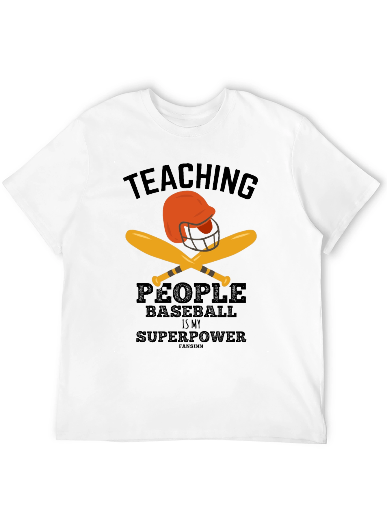 Teaching Baseball Superpower Graphic Tee