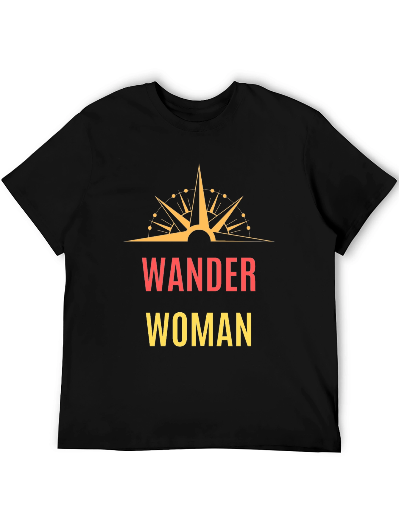 Wander Woman Graphic Tee - Black