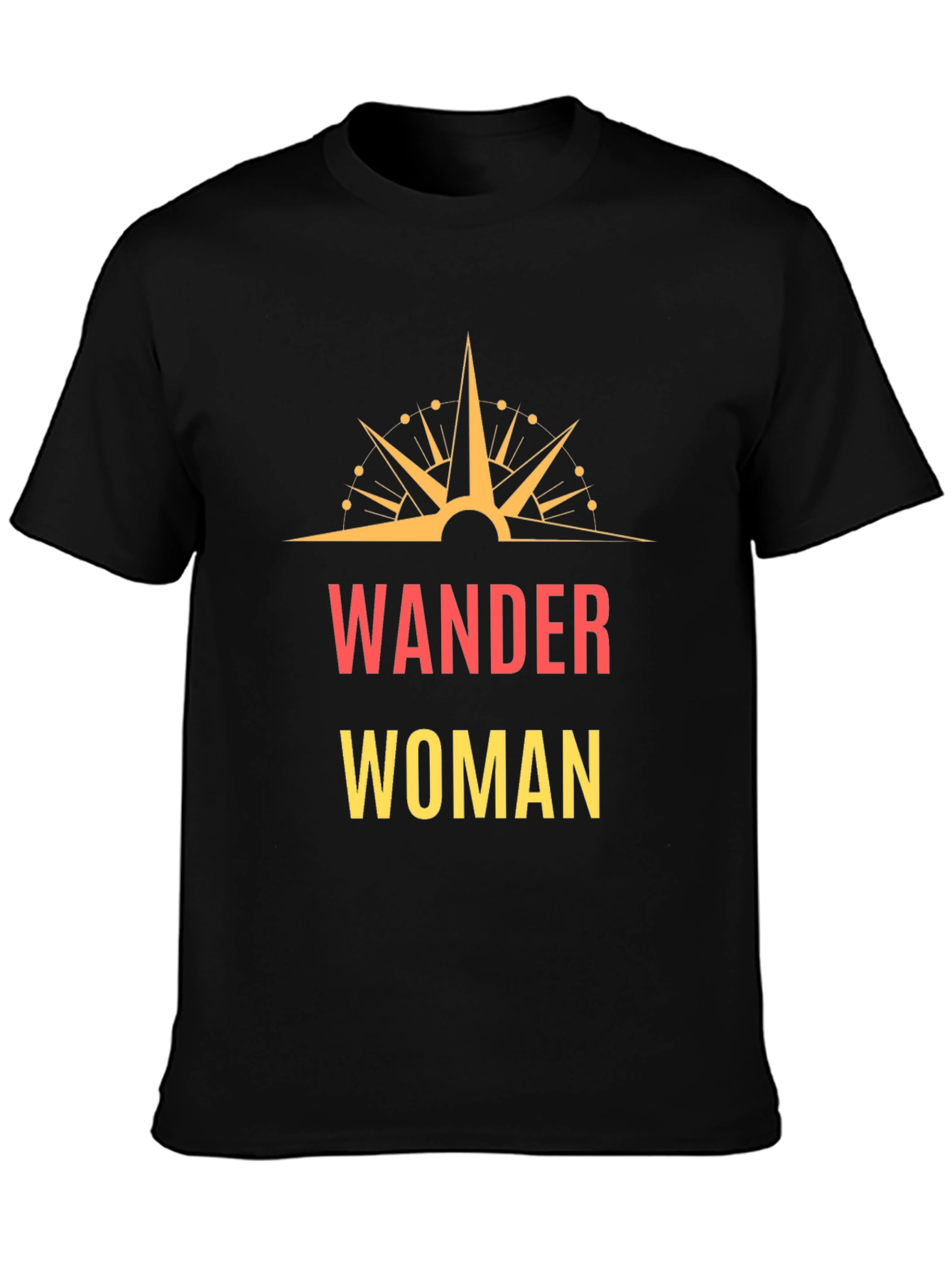 Wander Woman Graphic Tee - Black