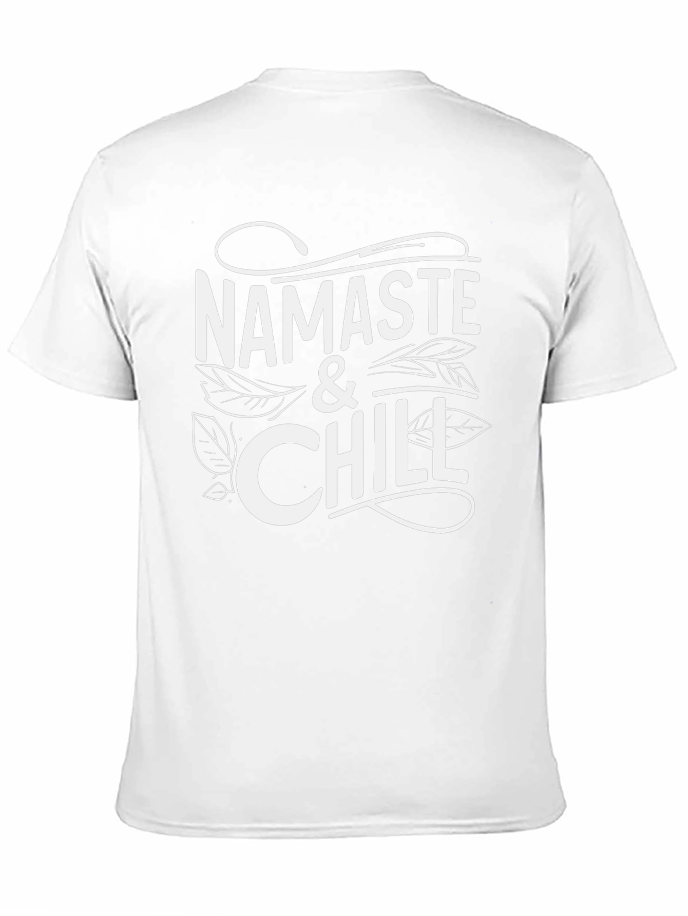 Namaste & Chill Graphic Tee - Relaxed Style