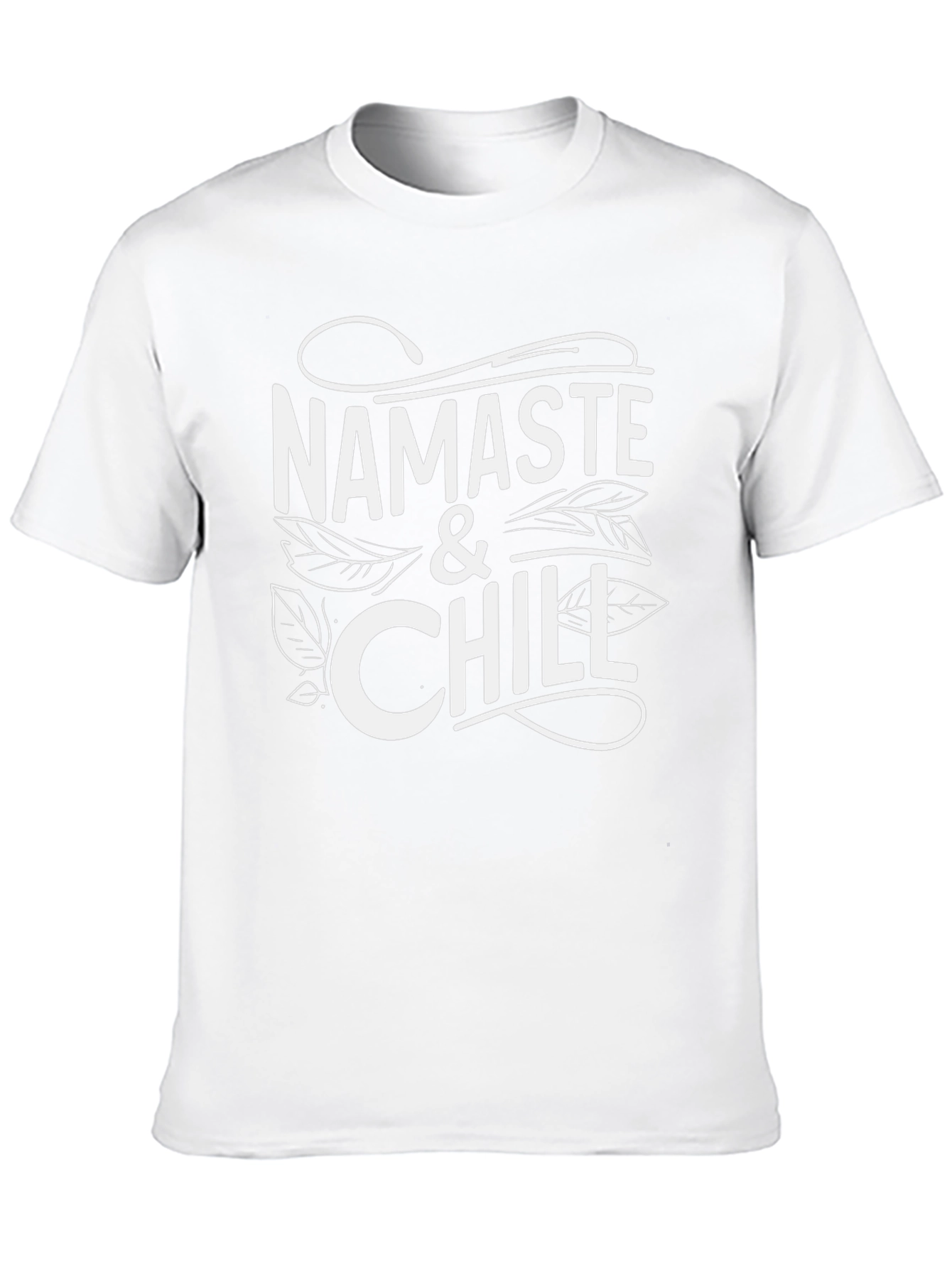 Namaste & Chill Graphic Tee - Relaxed Style