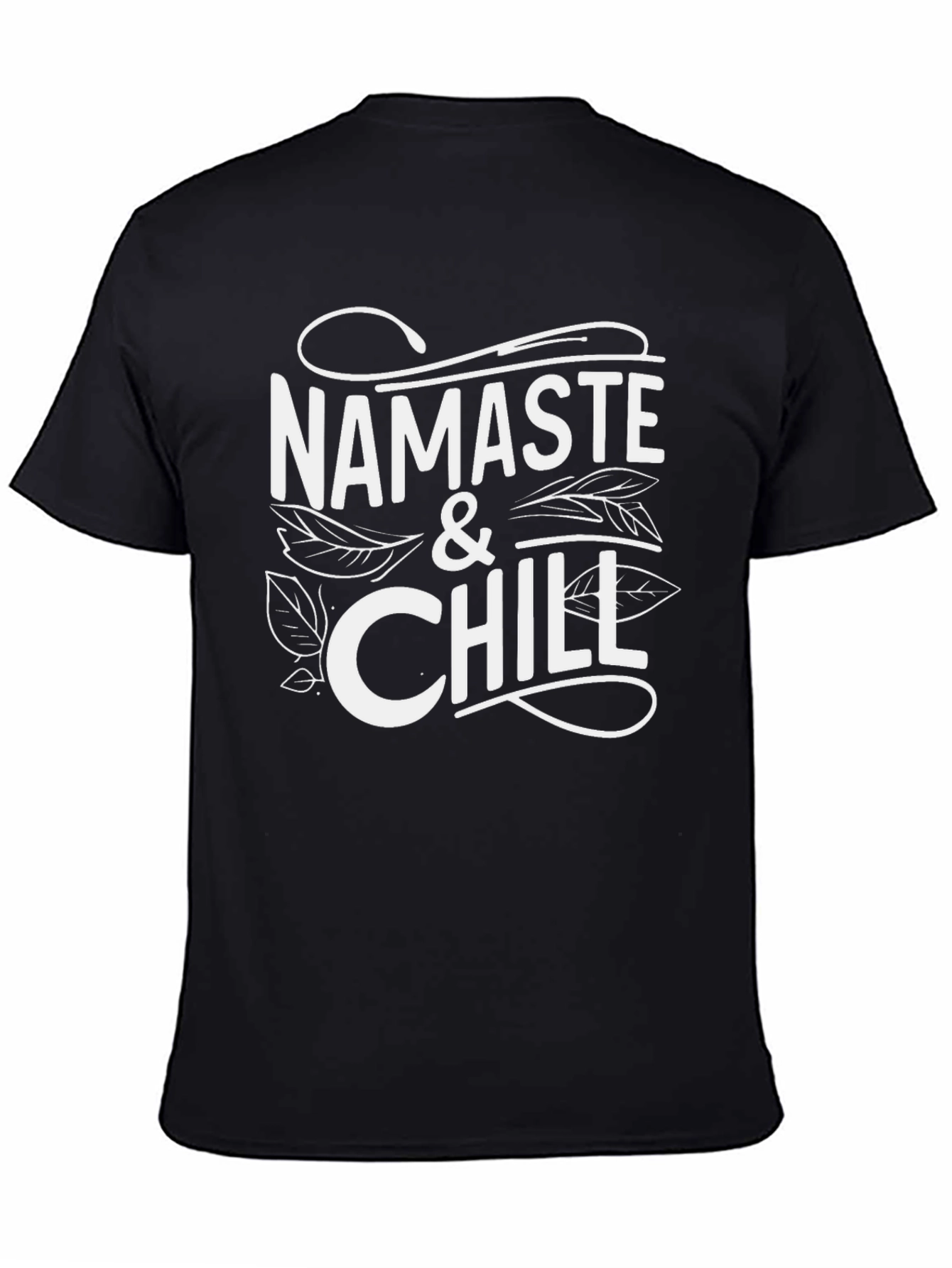 Namaste & Chill Graphic Tee - Relaxed Style