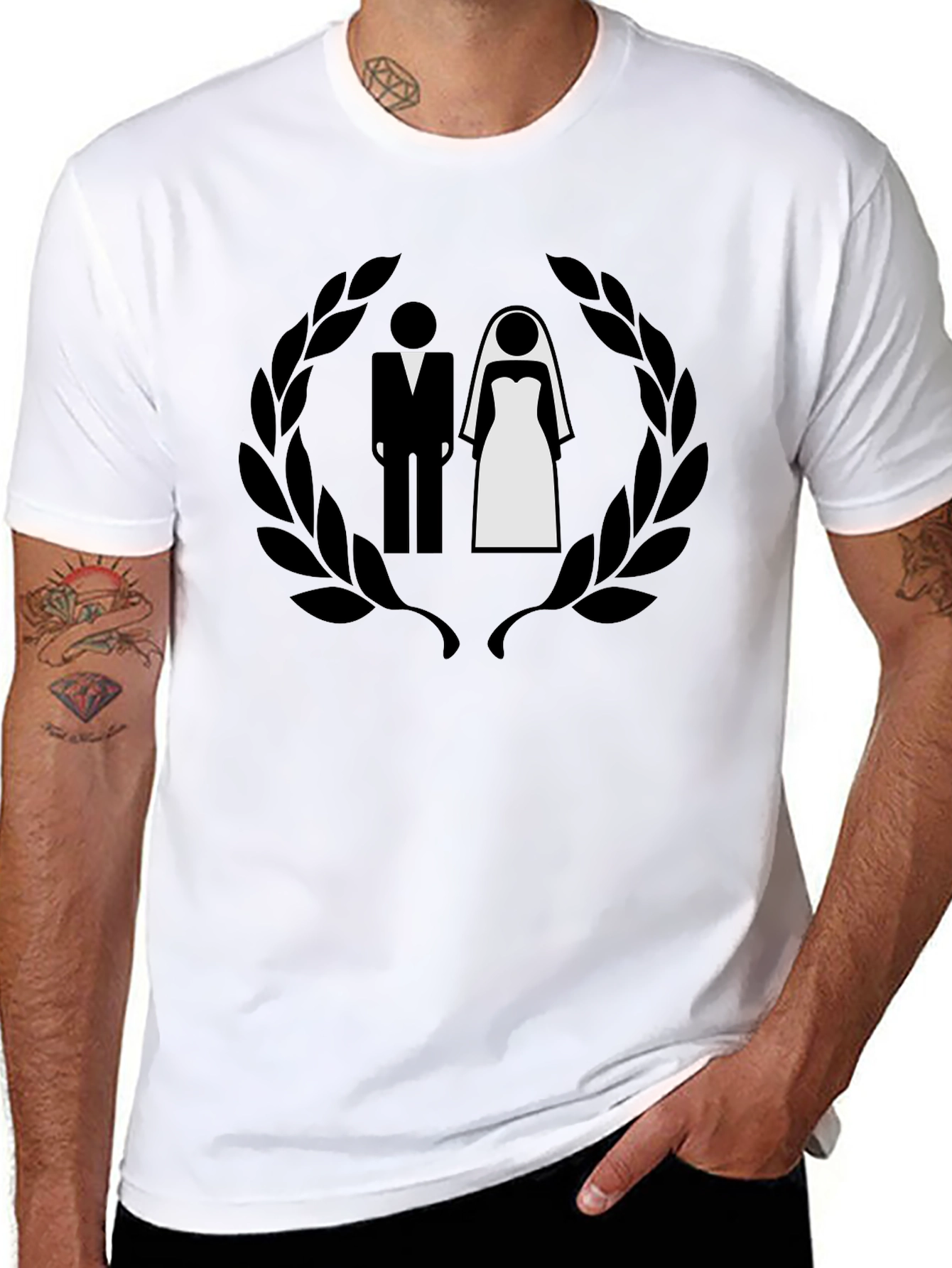 Bride and Groom Graphic Tee - Wedding Shirt