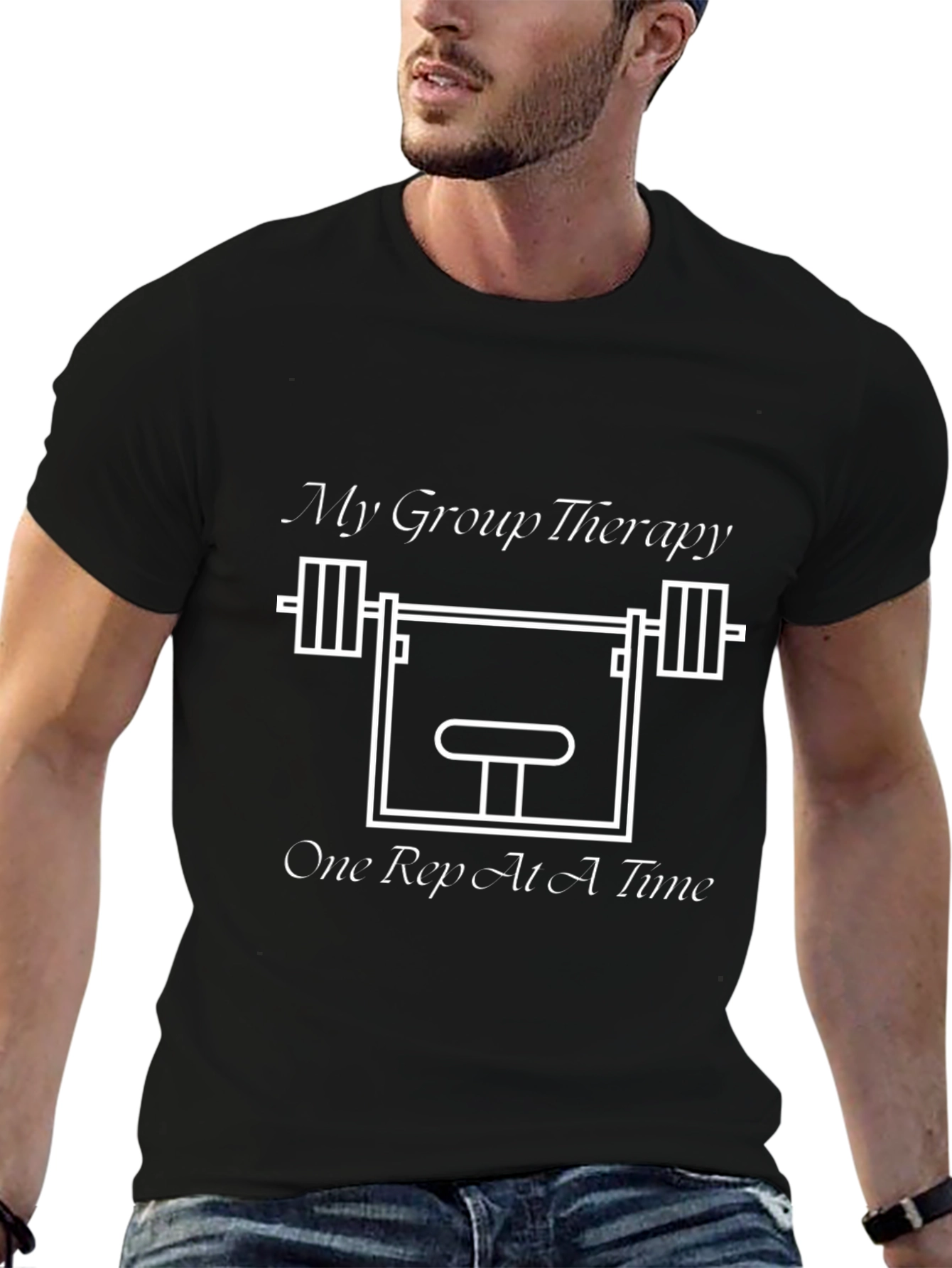 My Group Therapy Black Graphic T-Shirt