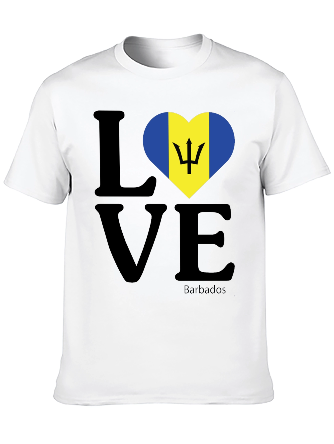 Barbados Love Heart T-Shirt