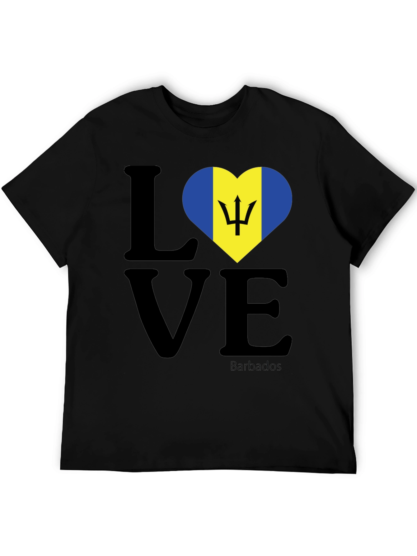 Barbados Love Heart T-Shirt