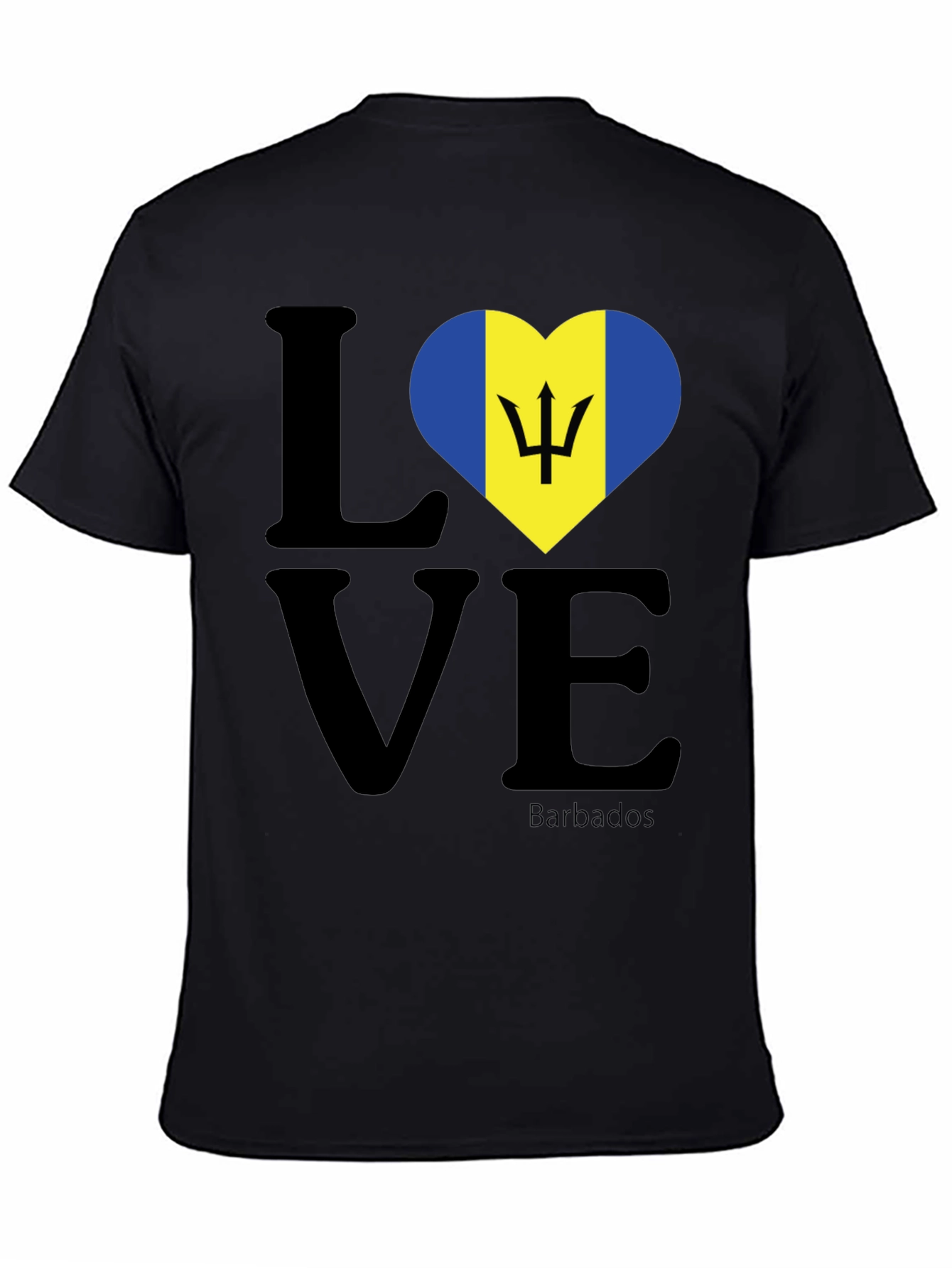 Barbados Love Heart T-Shirt