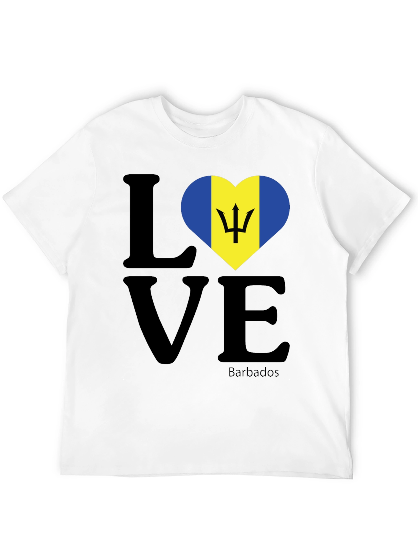 Barbados Love Heart T-Shirt