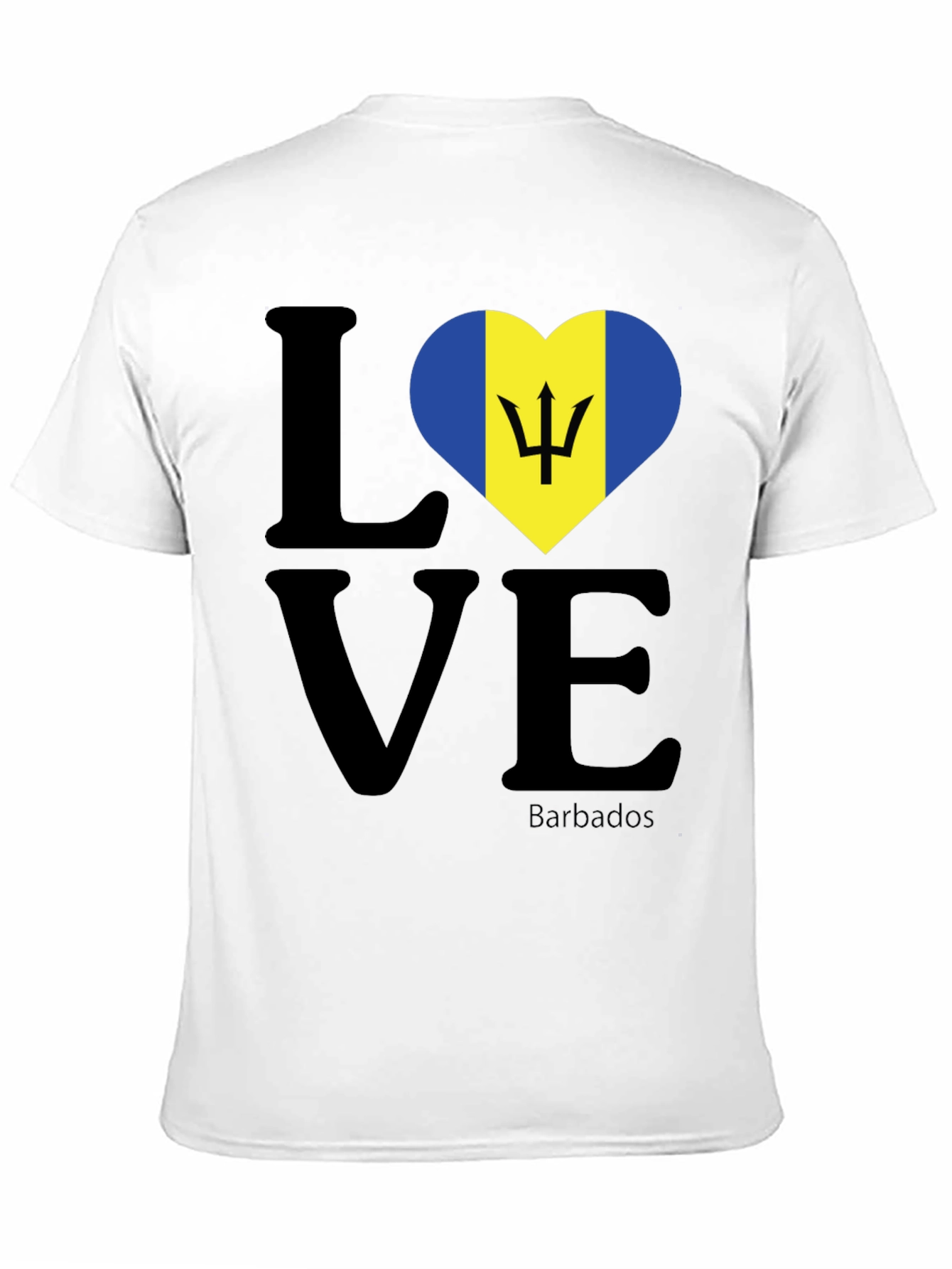 Barbados Love Heart T-Shirt
