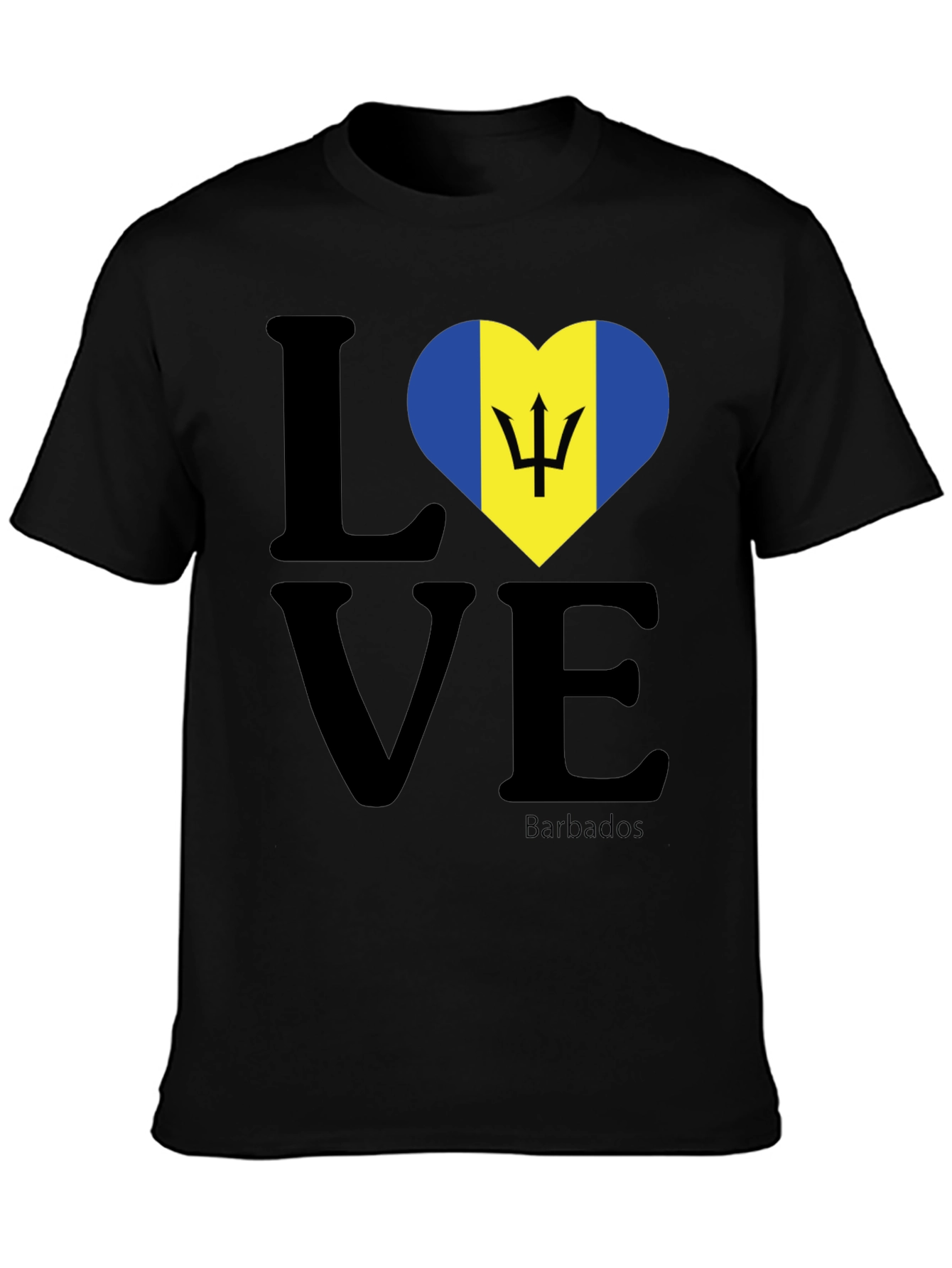 Barbados Love Heart T-Shirt