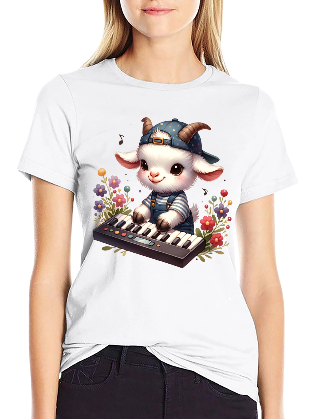 Goat Musician T-Shirt