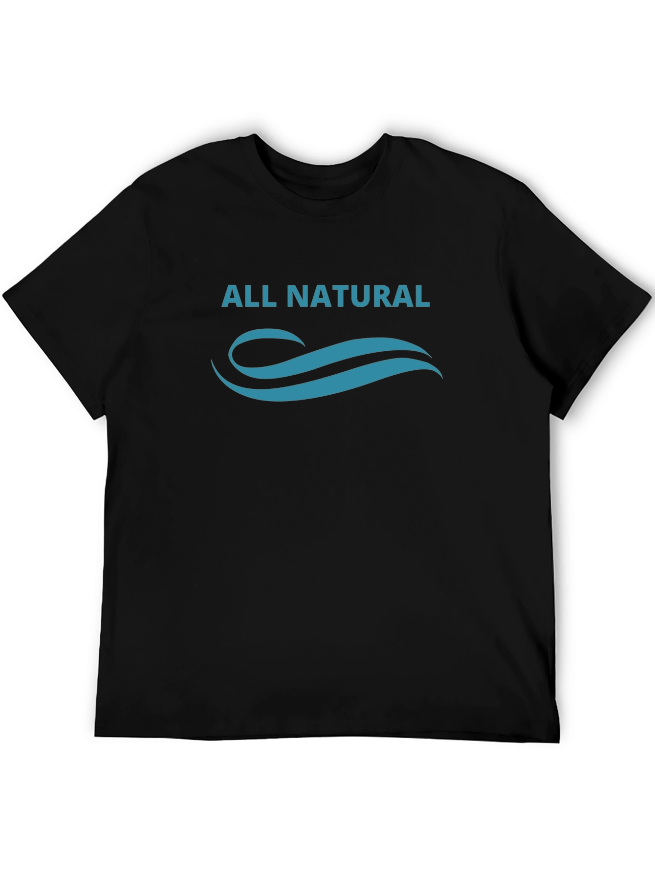 All Natural Black Graphic Tee
