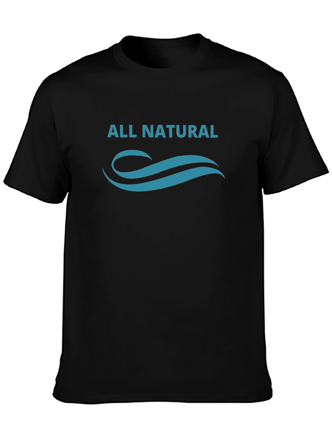 All Natural Black Graphic Tee