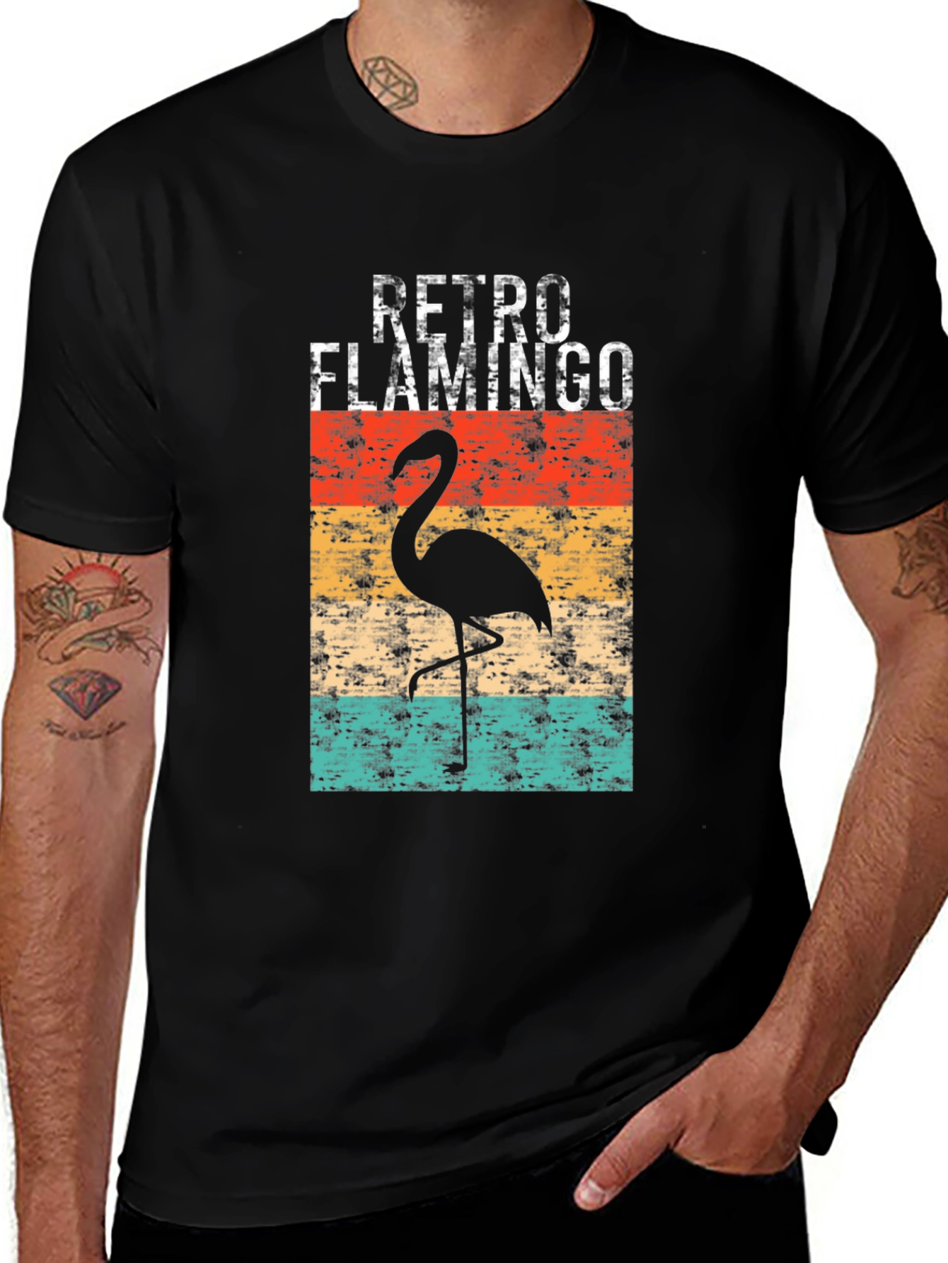 Retro Flamingo Graphic Tee