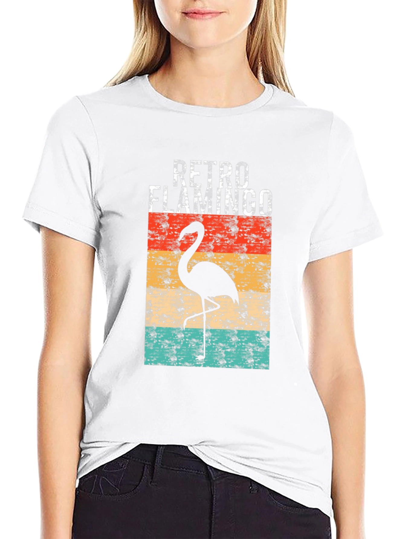 Retro Flamingo Graphic Tee