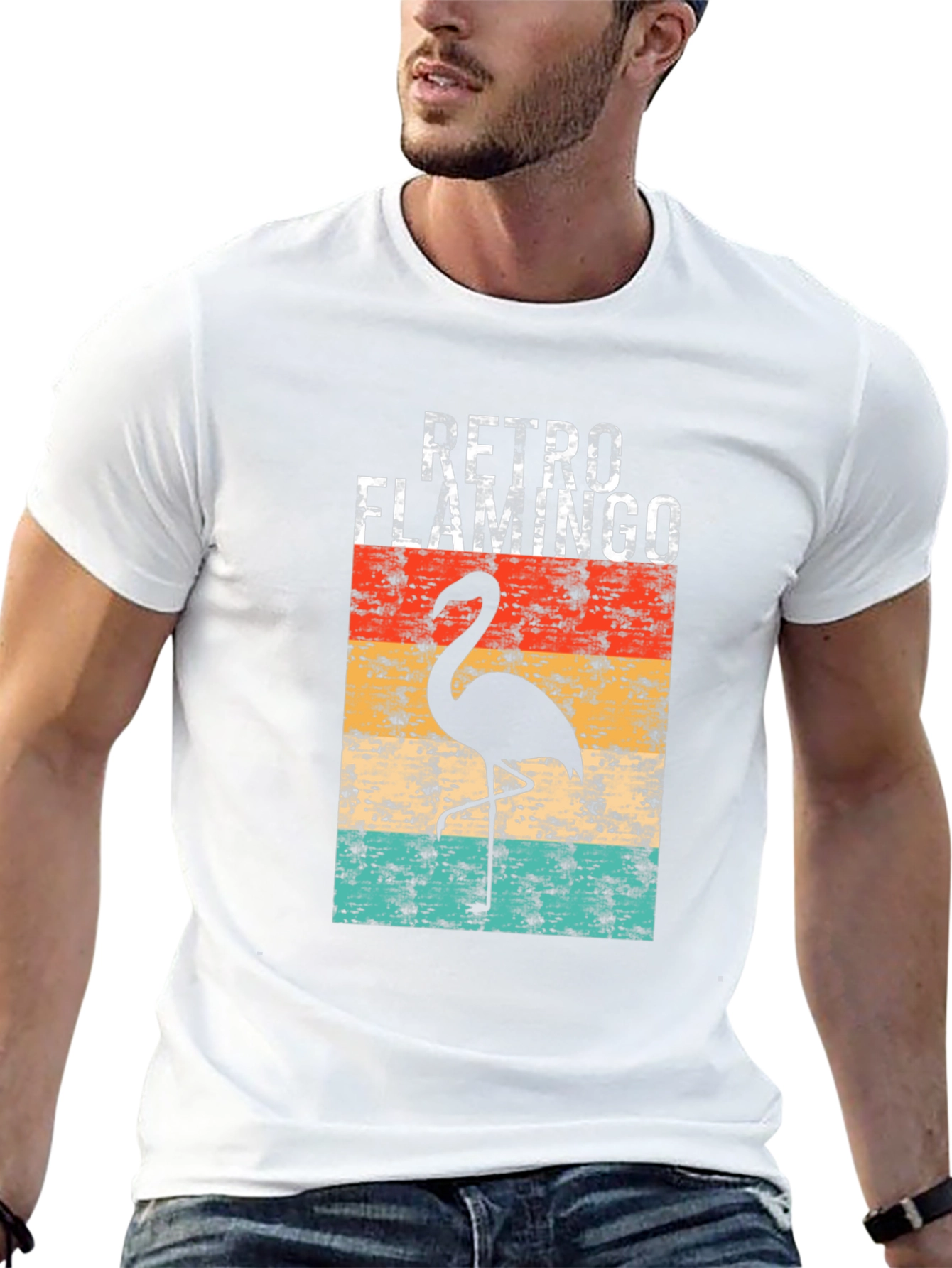 Retro Flamingo Graphic Tee