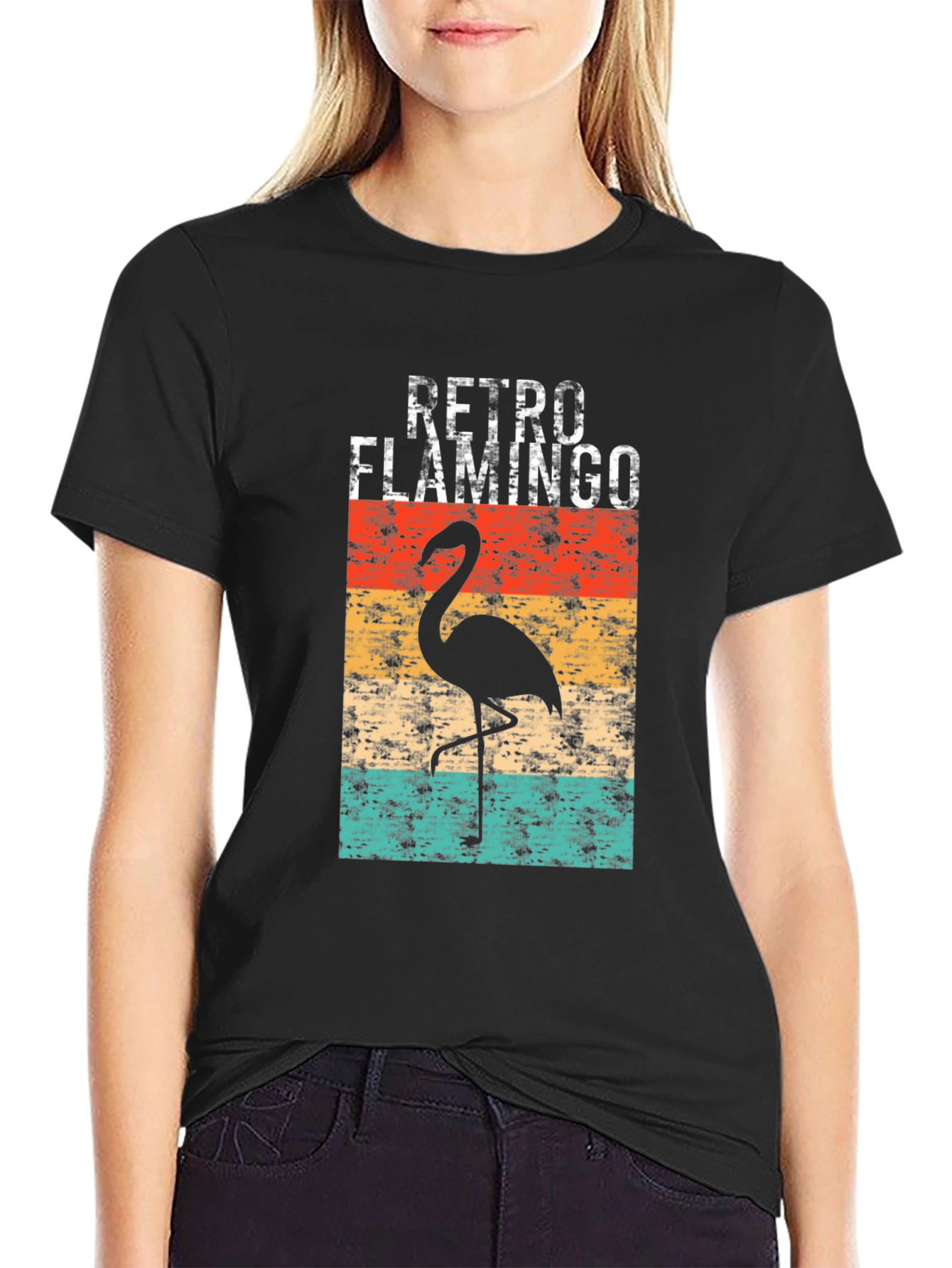 Retro Flamingo Graphic Tee