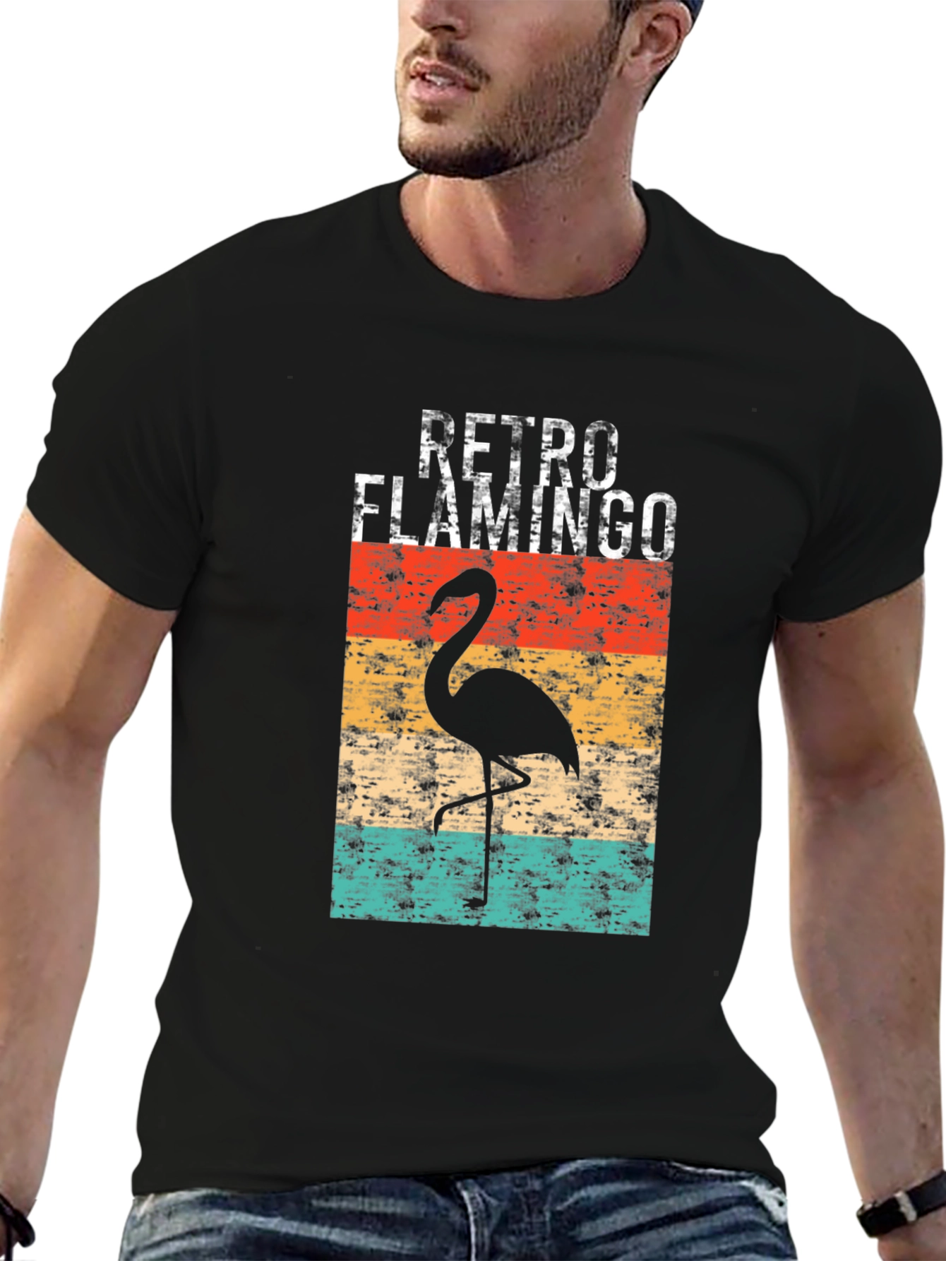Retro Flamingo Graphic Tee