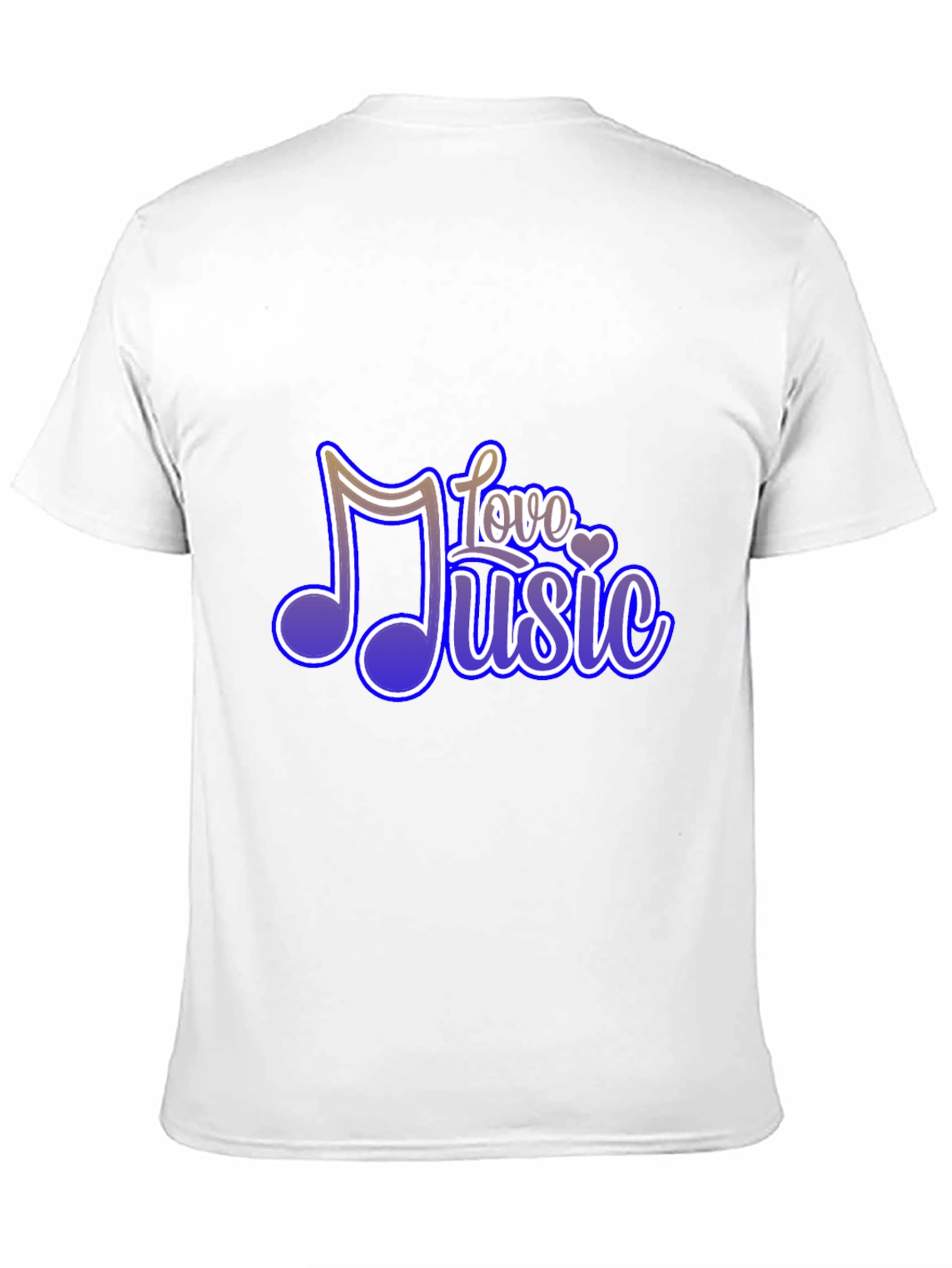 Love Music Graphic Tee - Soft Black T-Shirt