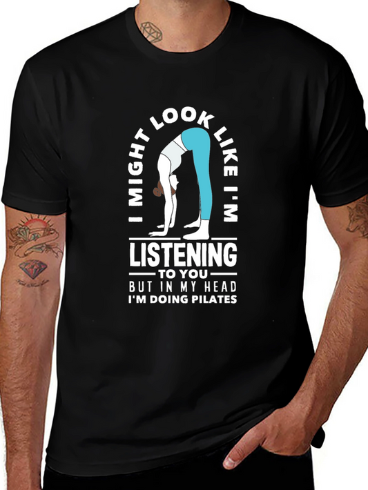 Pilates Mind T-Shirt - Funny Yoga Workout Tee