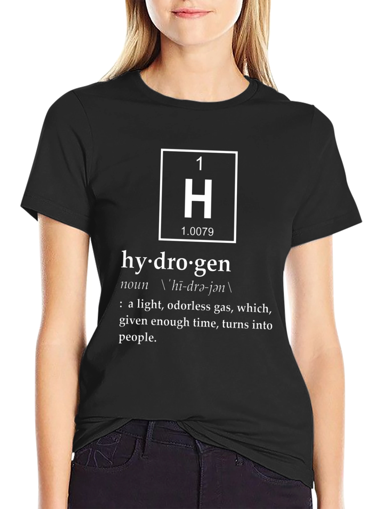 Hydrogen Element Science T-Shirt - Turns Into People