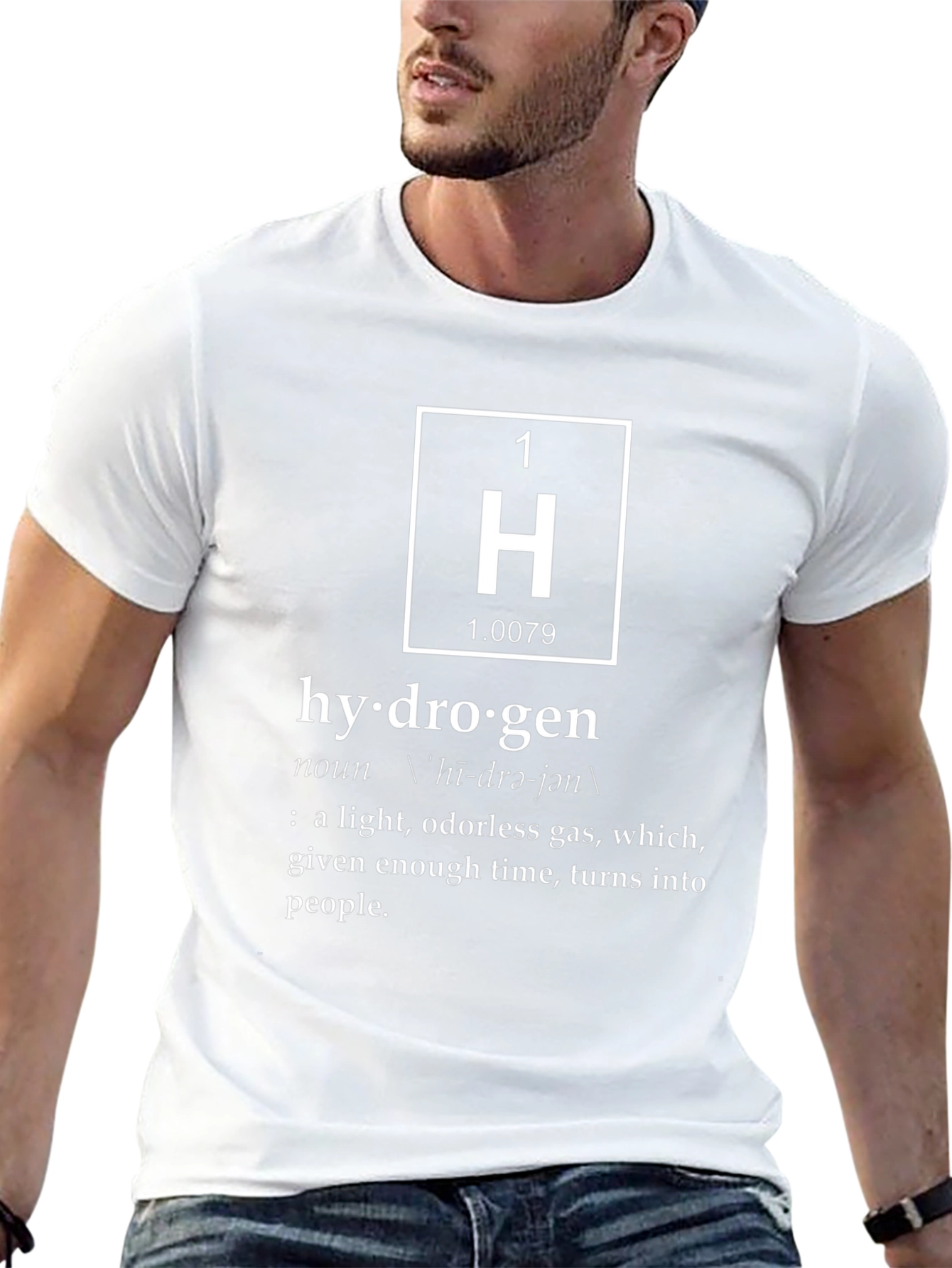 Hydrogen Element Science T-Shirt - Turns Into People