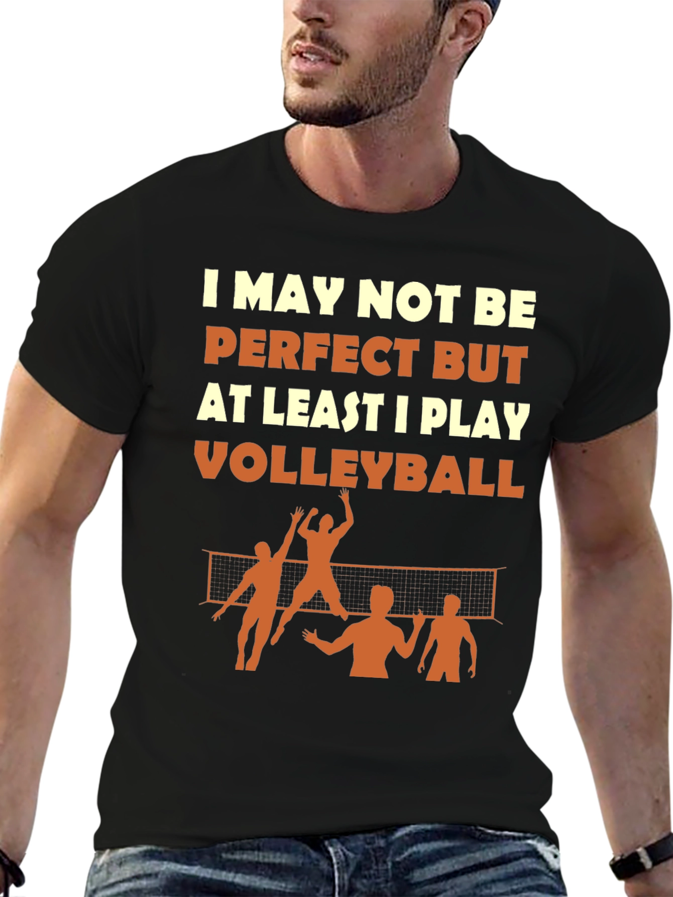 Volleyball Player Graphic T-Shirt - Play Like A Pro