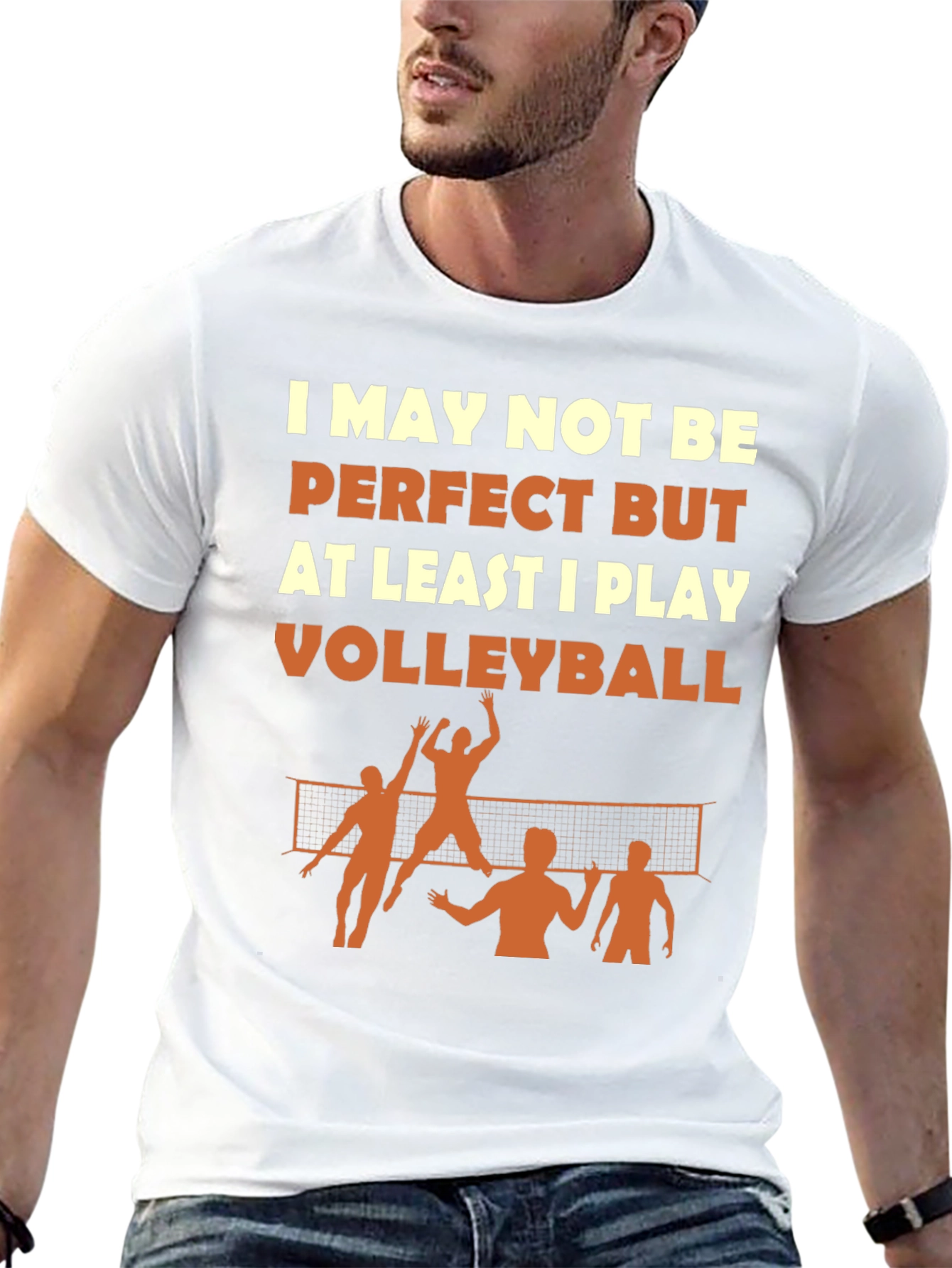 Volleyball Player Graphic T-Shirt - Play Like A Pro