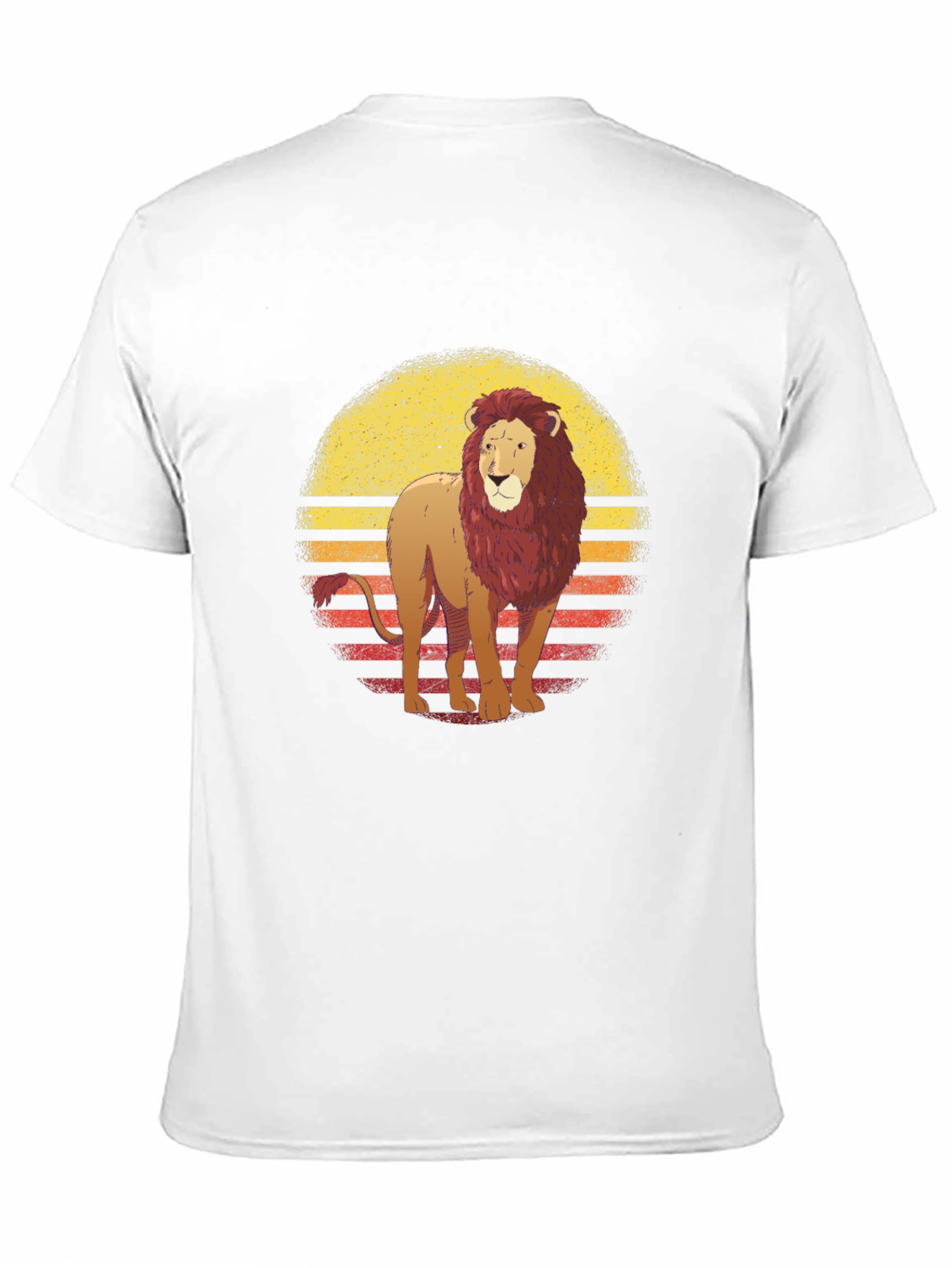 Retro Lion Graphic Tee - Stylish Comfort