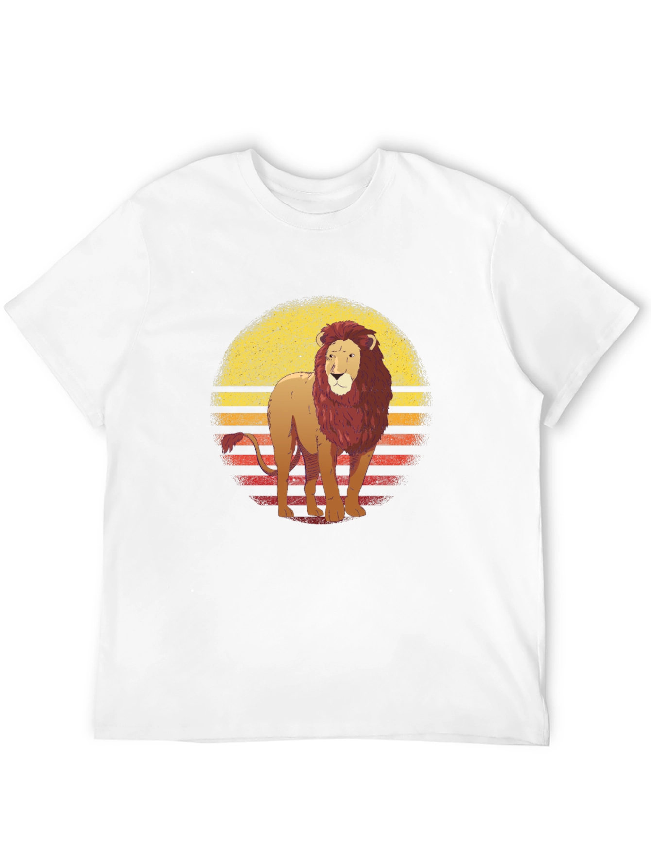 Retro Lion Graphic Tee - Stylish Comfort