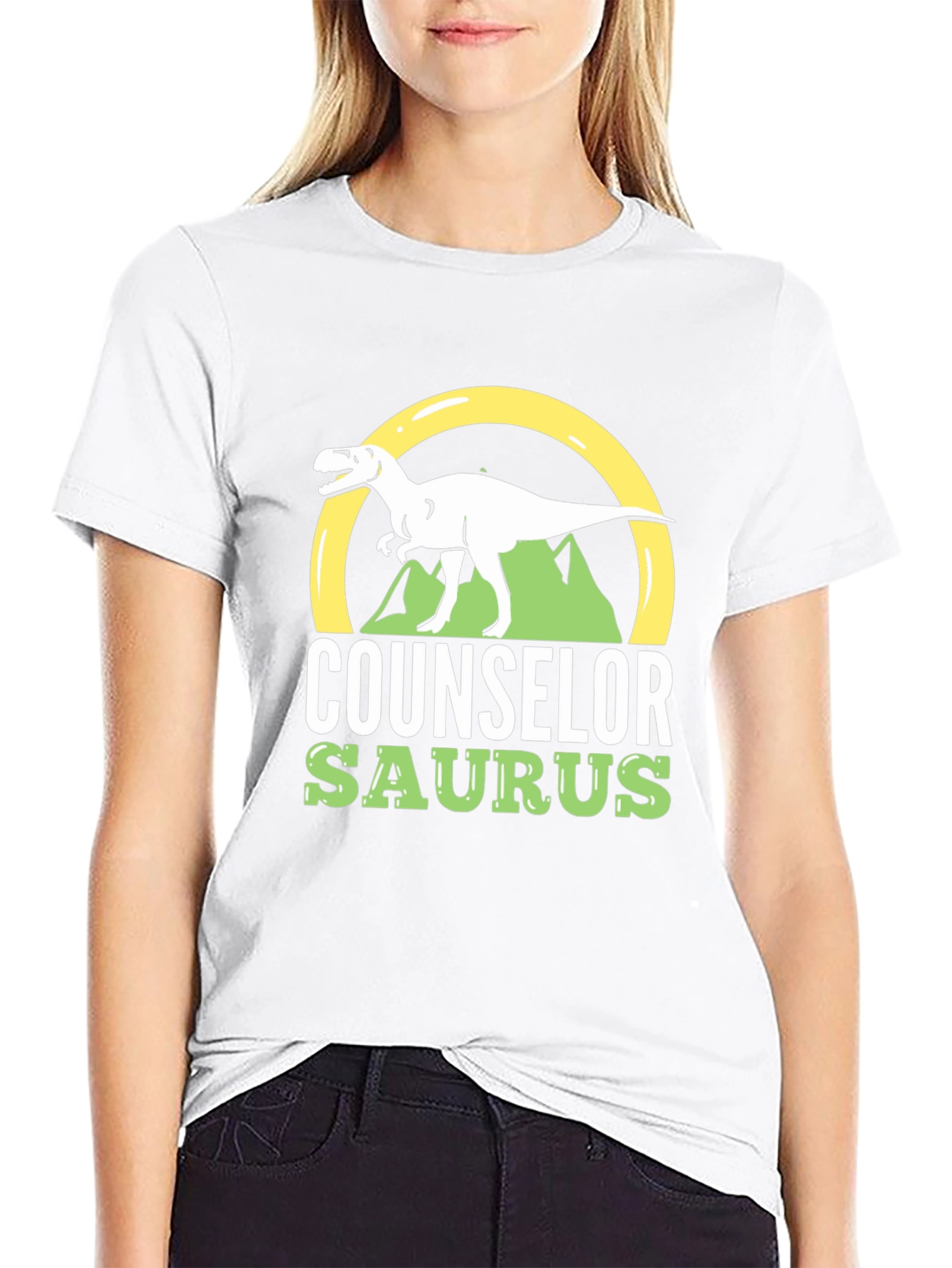 Counselor Saurus T-Shirt - Dinosaur Counselor Tee