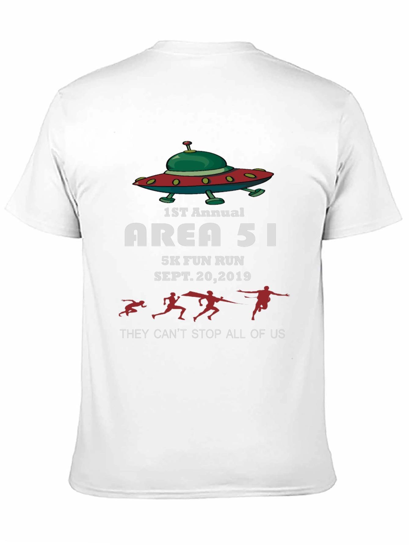 Area 51 Fun Run Black T-Shirt