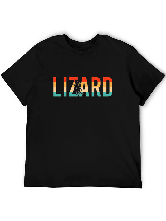 Retro Lizard Graphic Tee - Cool Casual Comfort