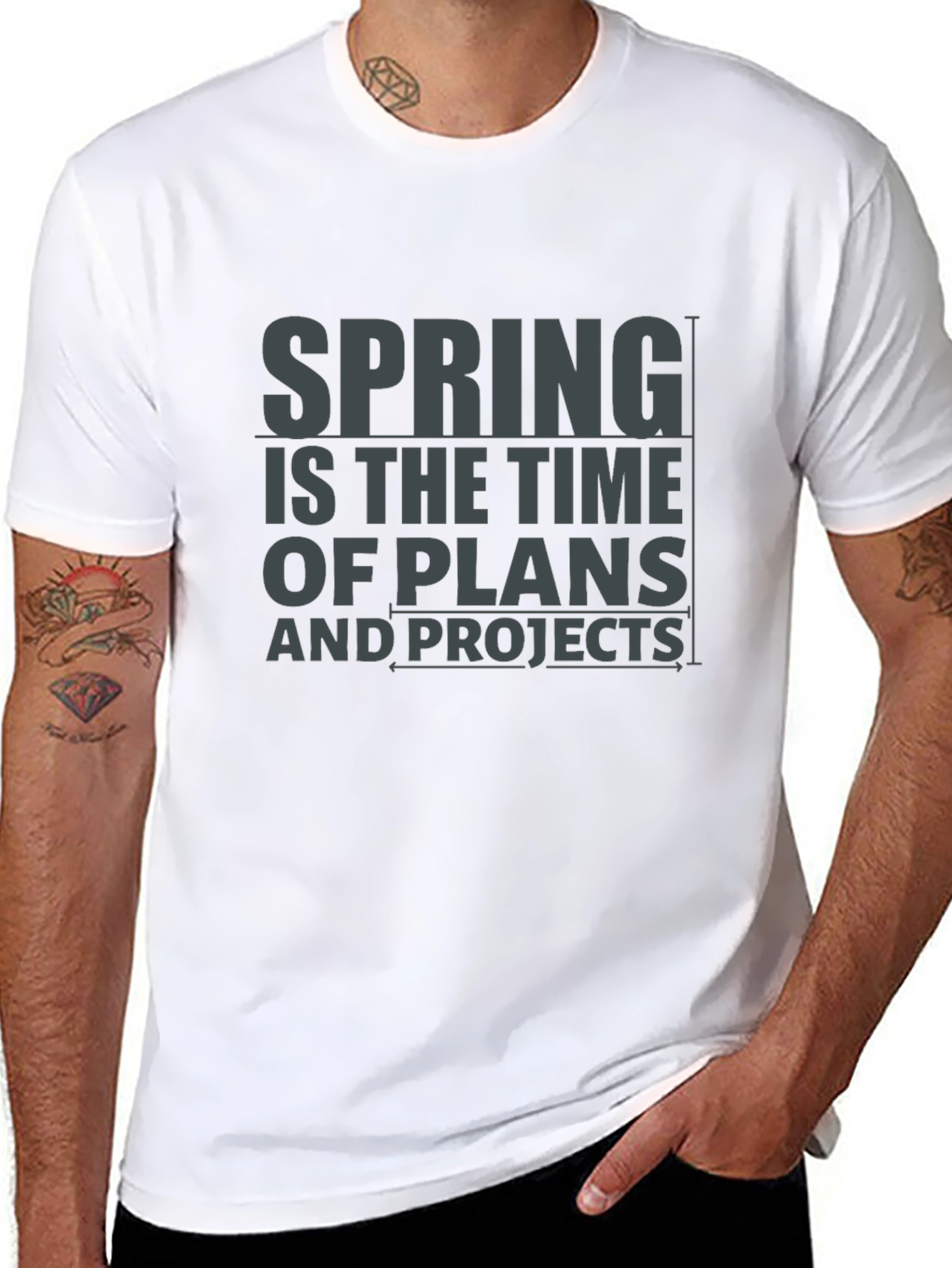 Spring Plans & Projects Graphic T-Shirt