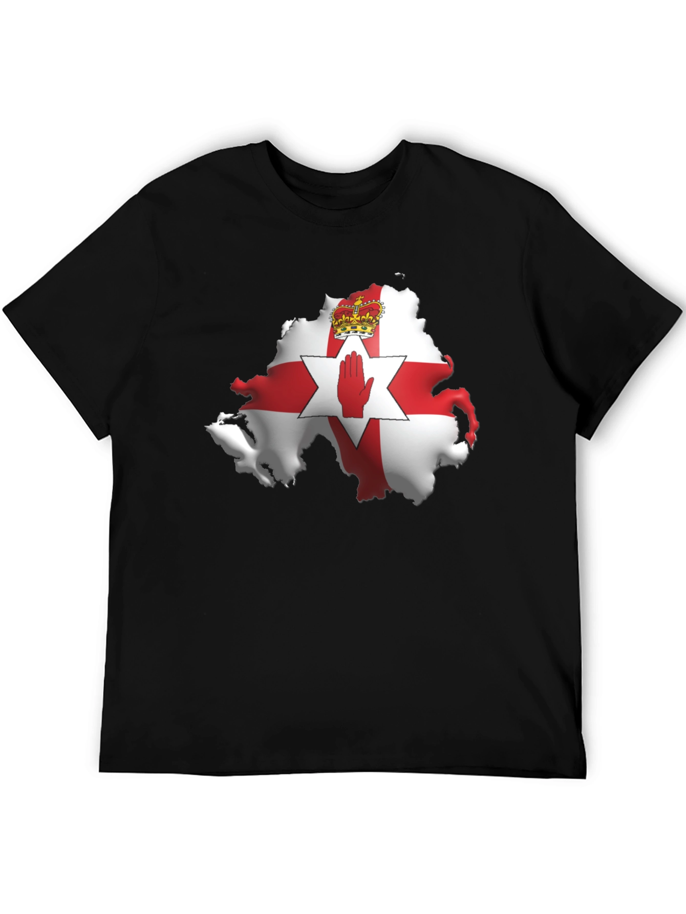 Northern Ireland Flag T-Shirt Black