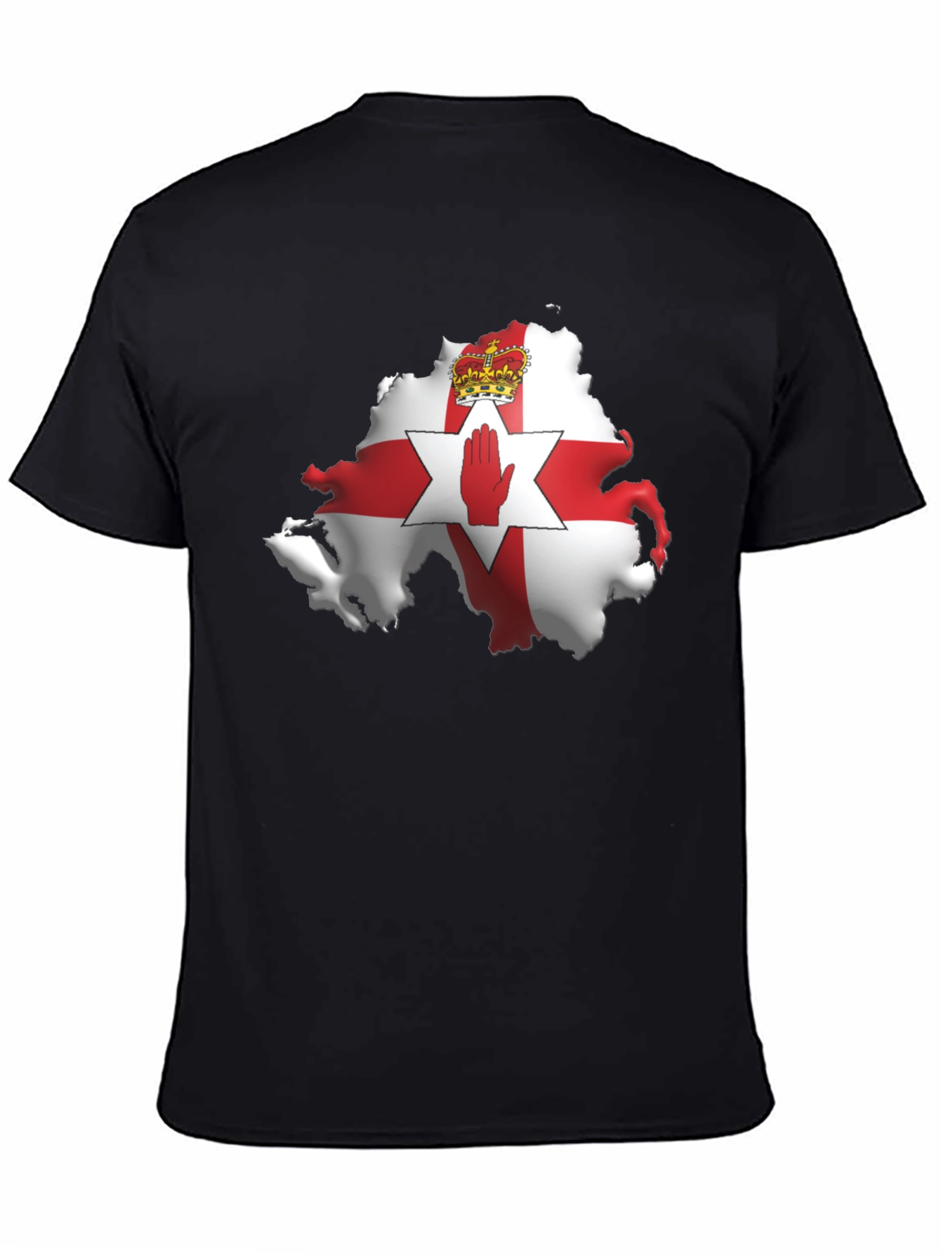 Northern Ireland Flag T-Shirt Black