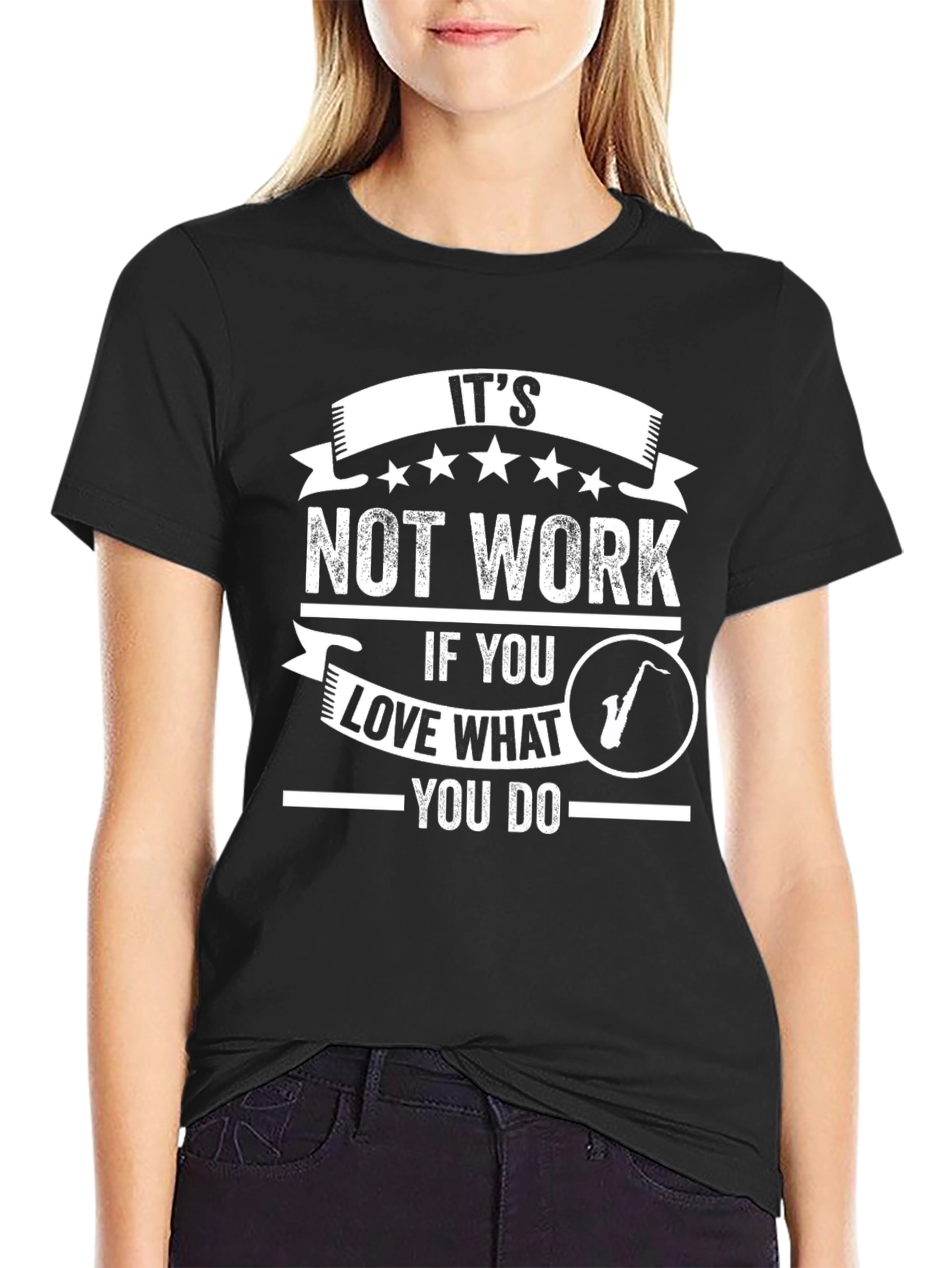 Its Not Work Saxophone Graphic Tee